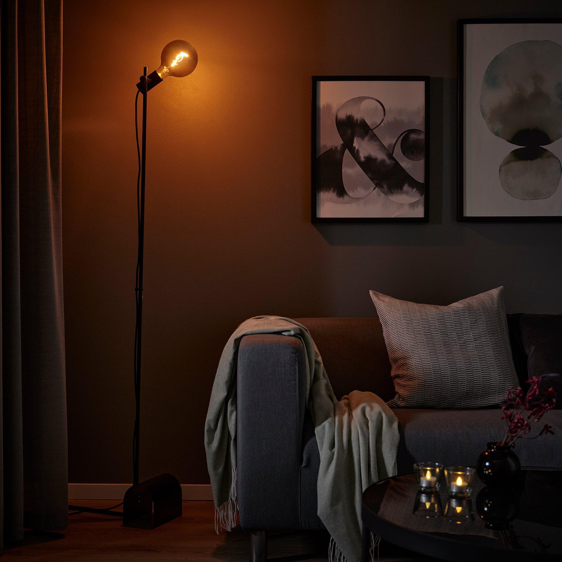HÅRSLINGA, floor lamp, 905.564.91