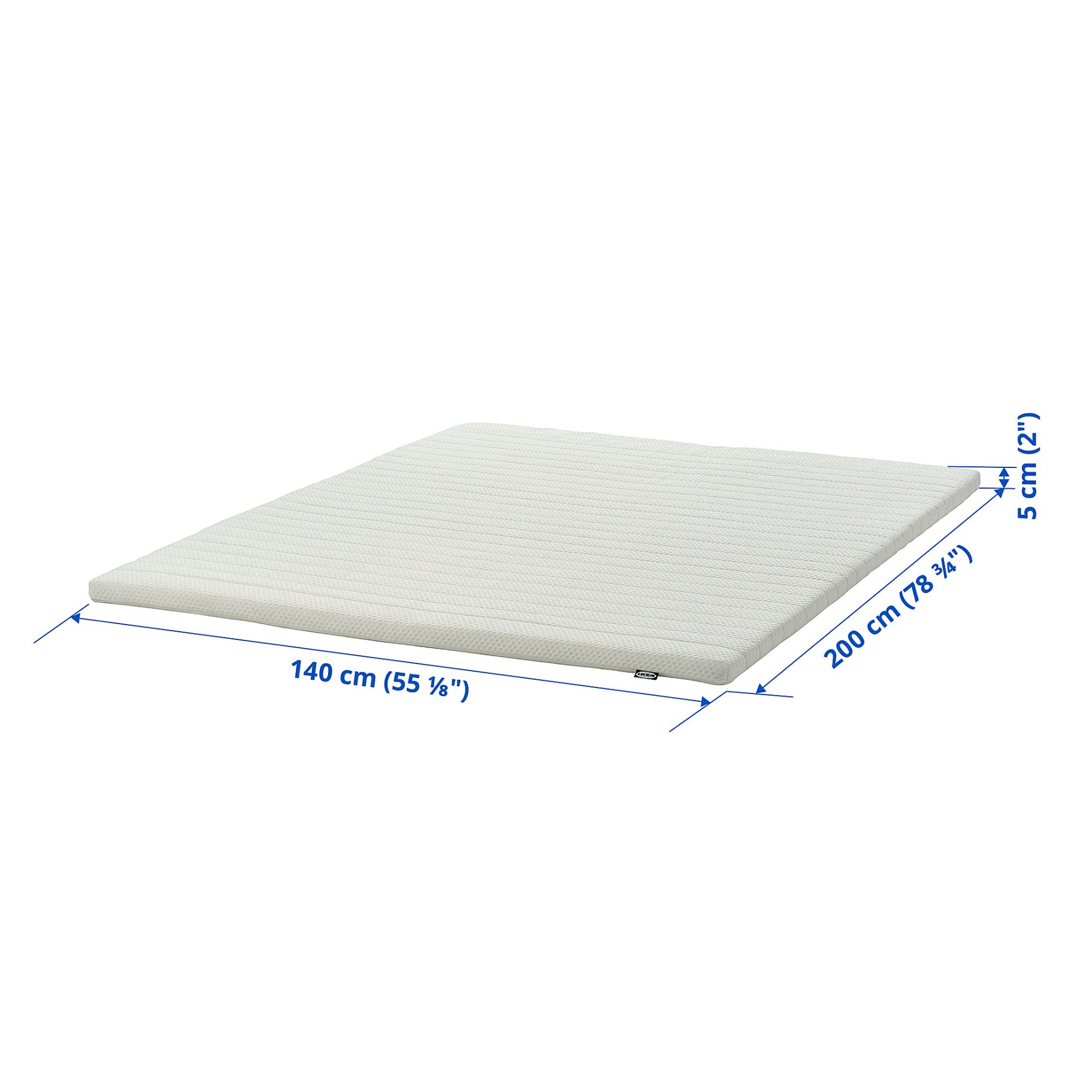NISSEHOLM, mattress pad, 140x200 cm, 905.583.53
