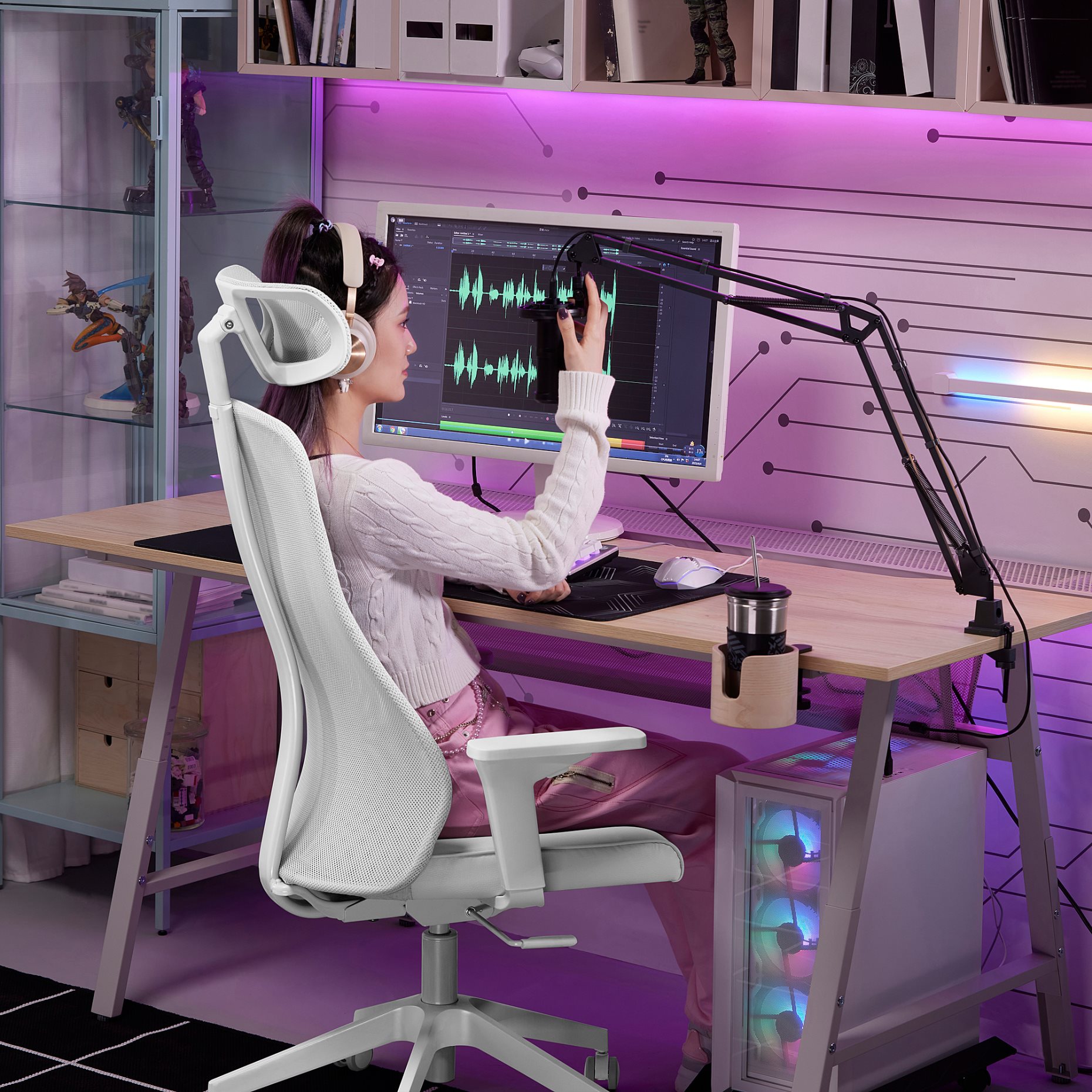 LÅNESPELARE, microphone arm with screw mount, 905.713.97