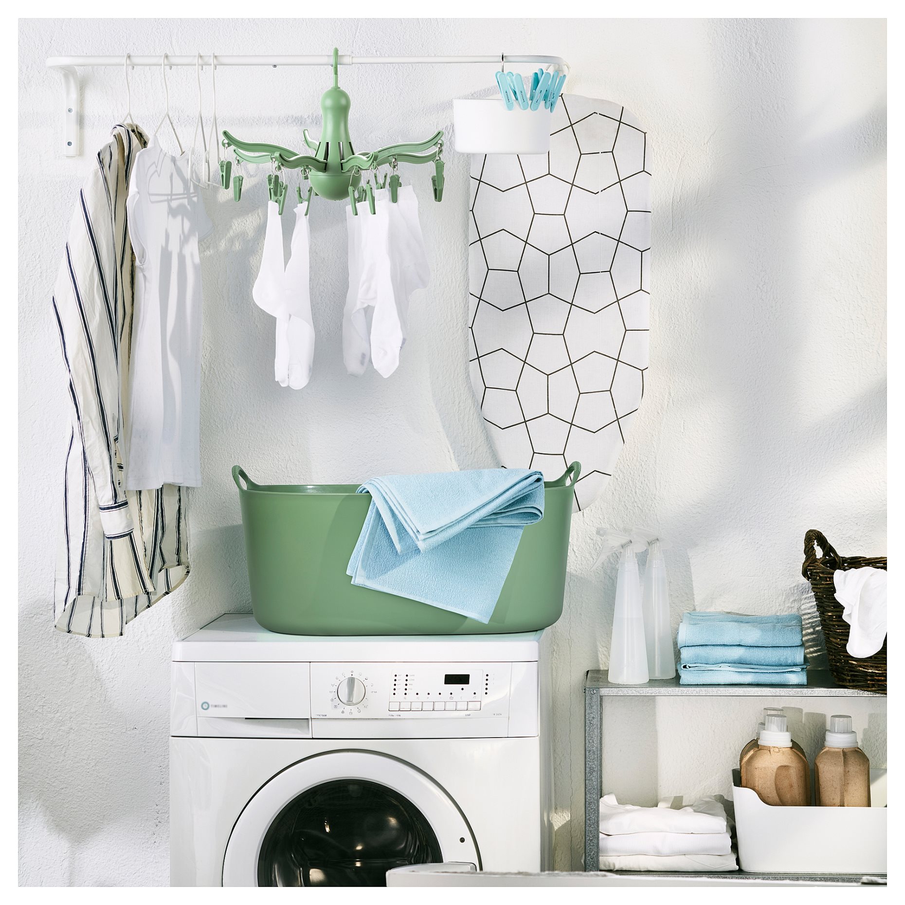 PRESSA, κρεμαστή απλώστρα, 16 μανταλάκια, 905.791.57