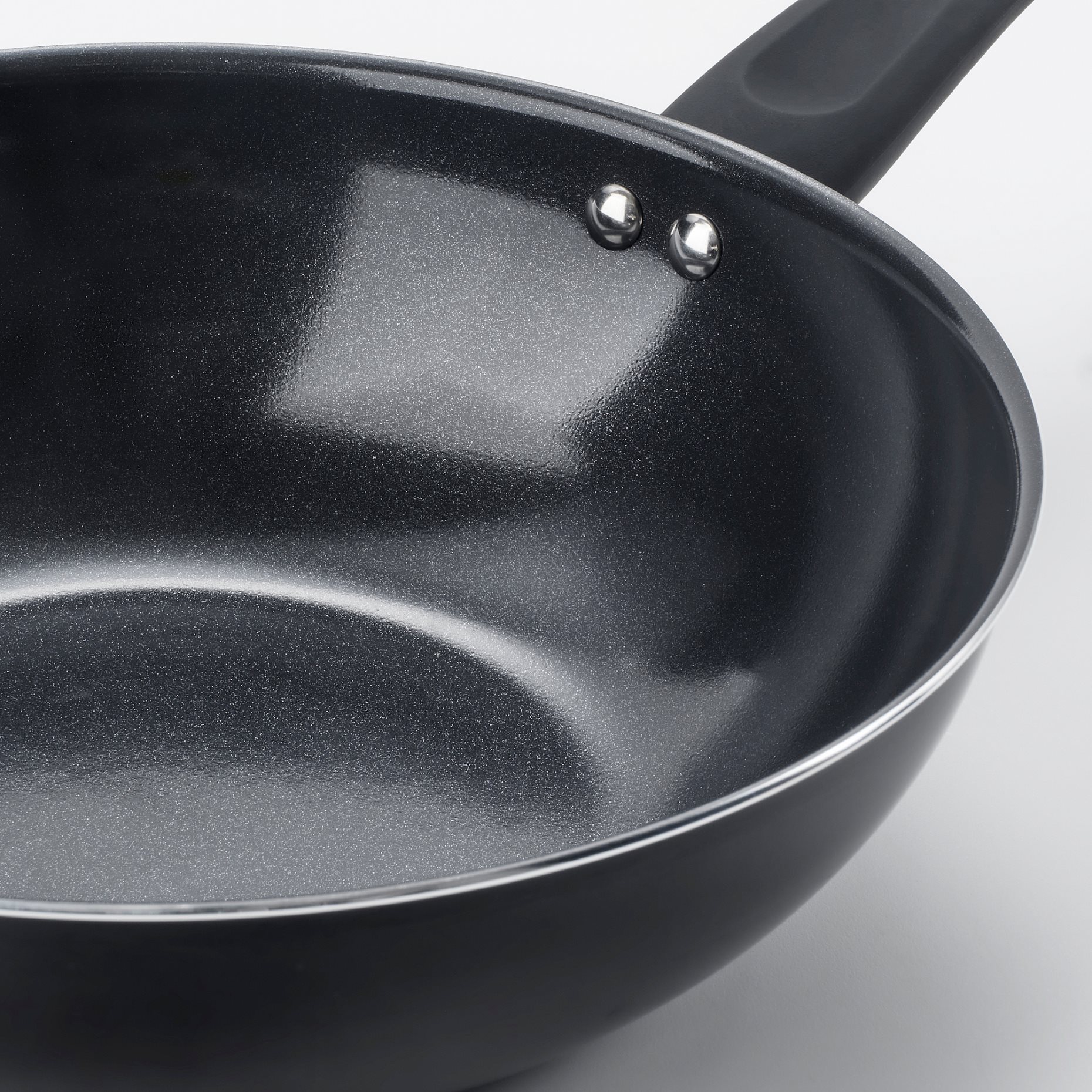 HEMLAGAD, wok with lid non-stick coating, 28 cm, 905.809.19