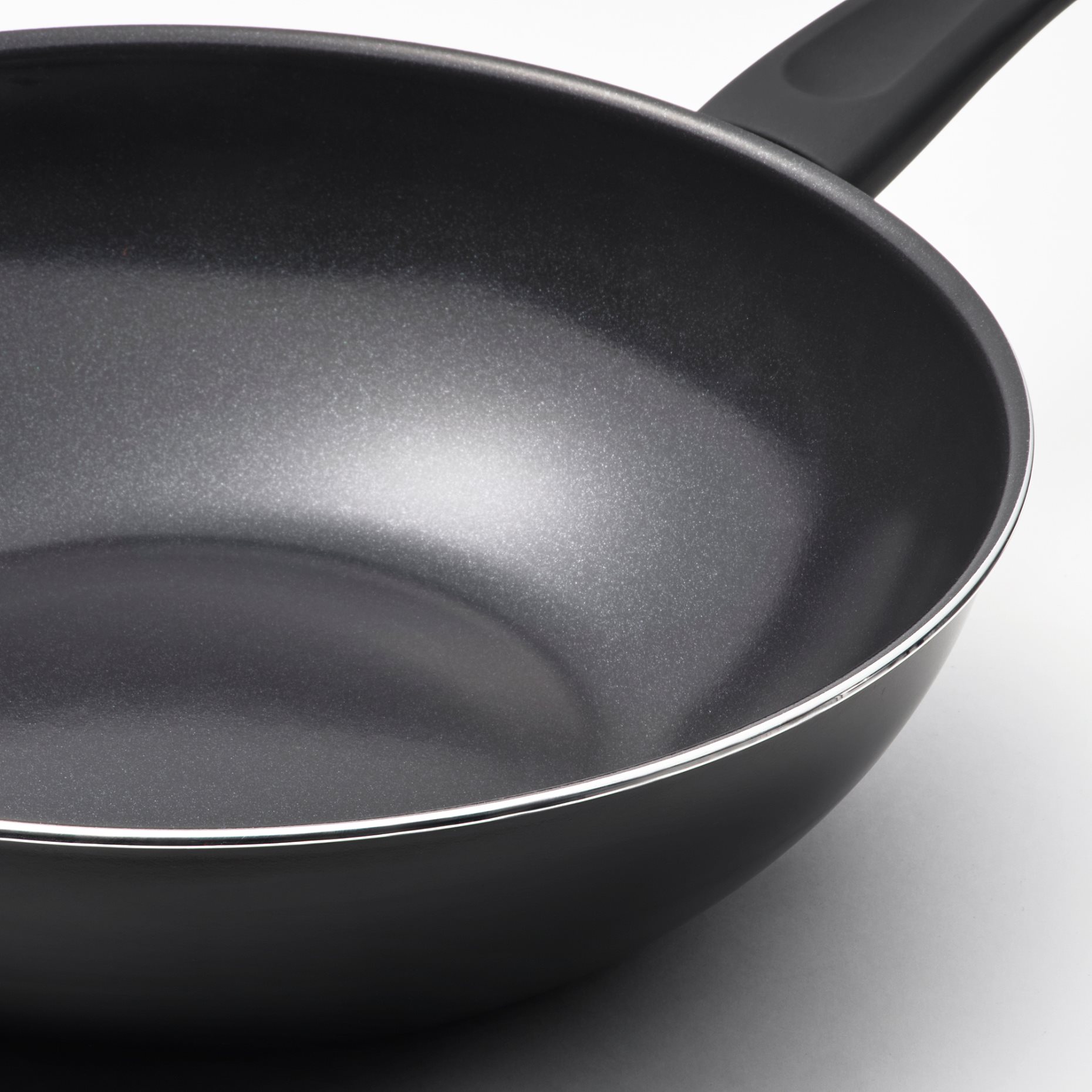 HEMLAGAD, wok with lid non-stick coating, 28 cm, 905.809.19