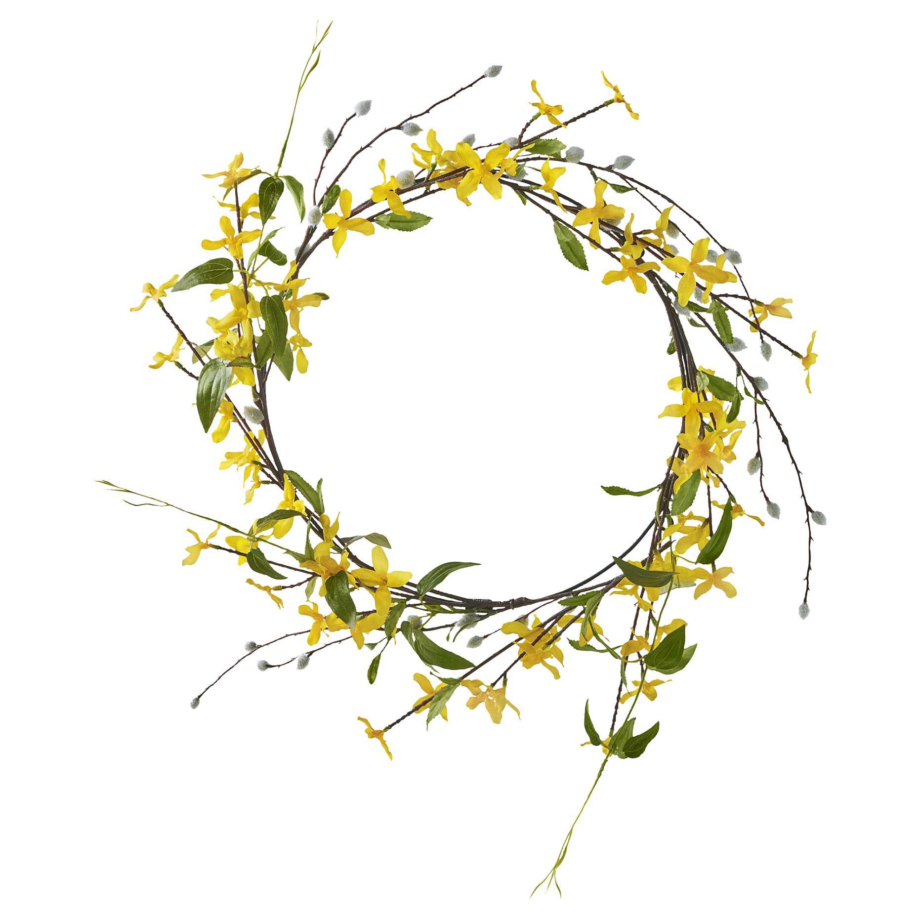 SMYCKA, τεχνητό στεφάνι/Φορσύθια, 45 cm, 905.937.90