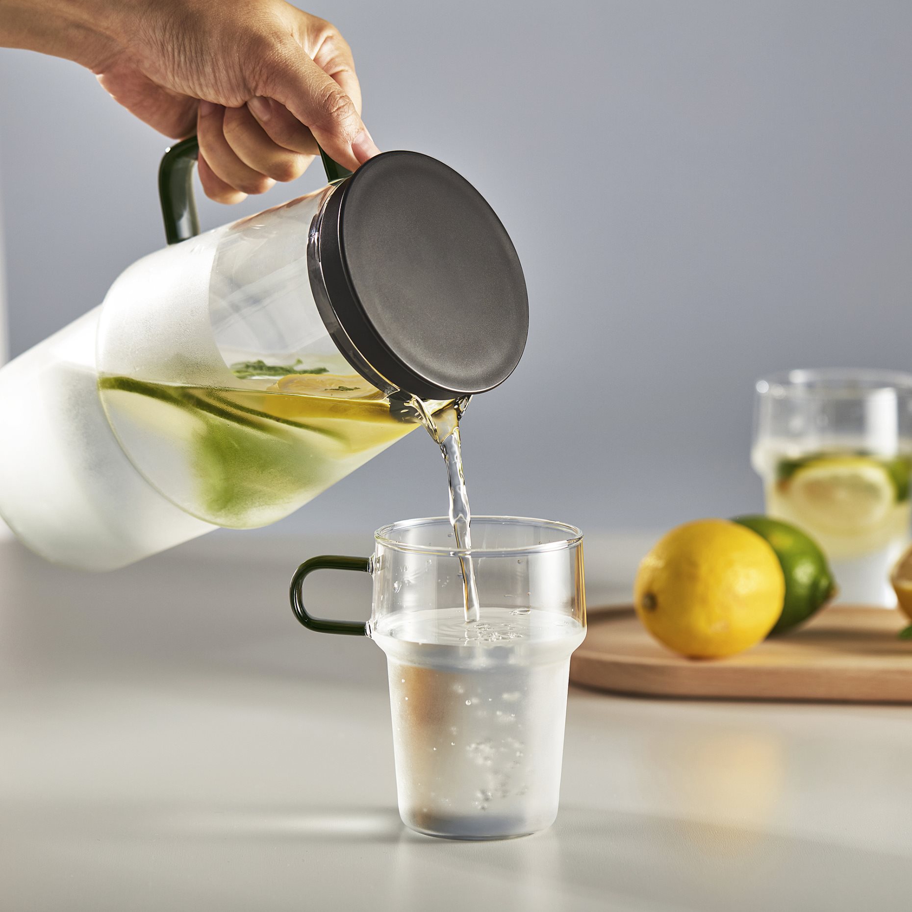 SKINNFISK, jug with lid, 1.2 l, 905.947.23