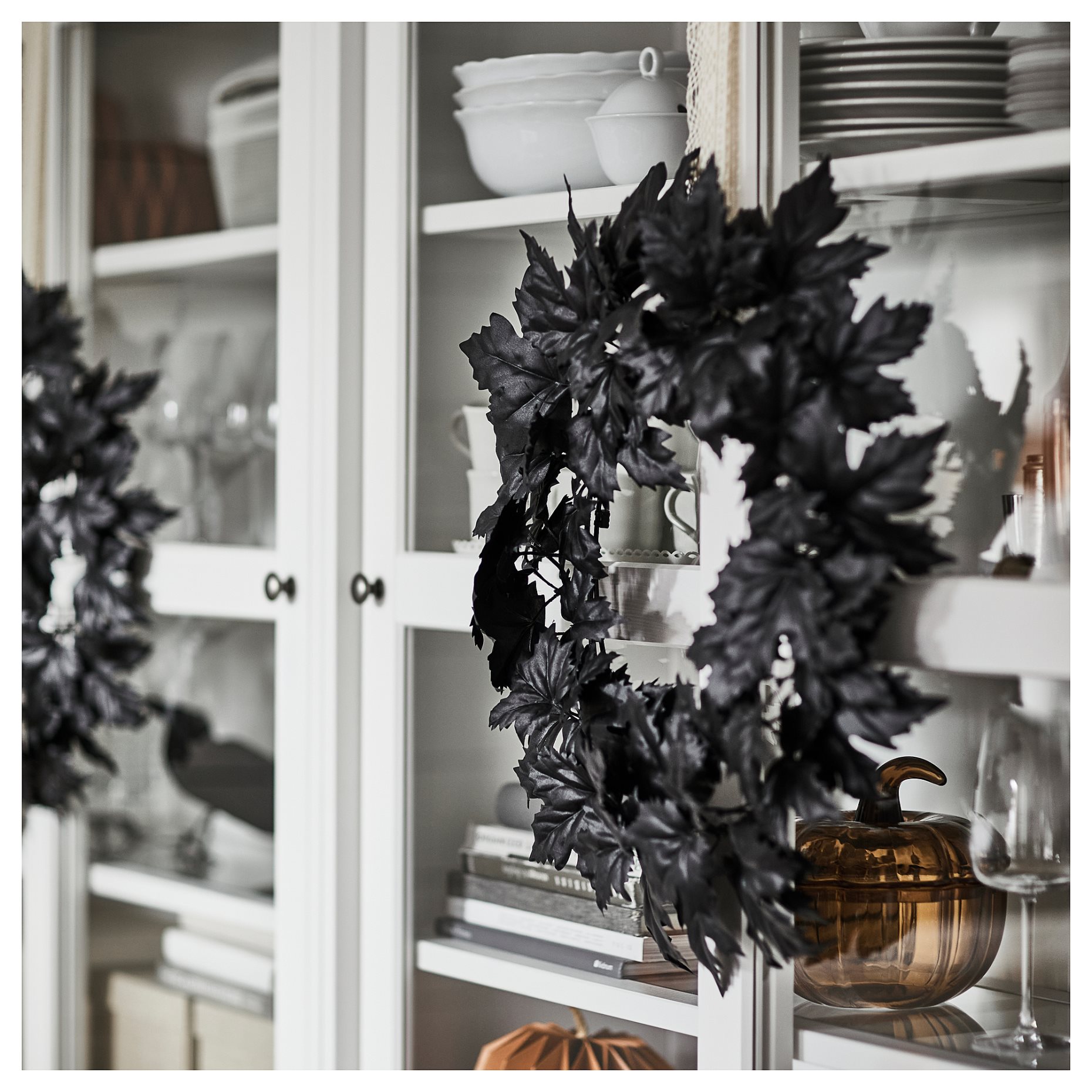 KUSTFYR, artificial wreath In/outdoor, 60 cm, 905.995.65