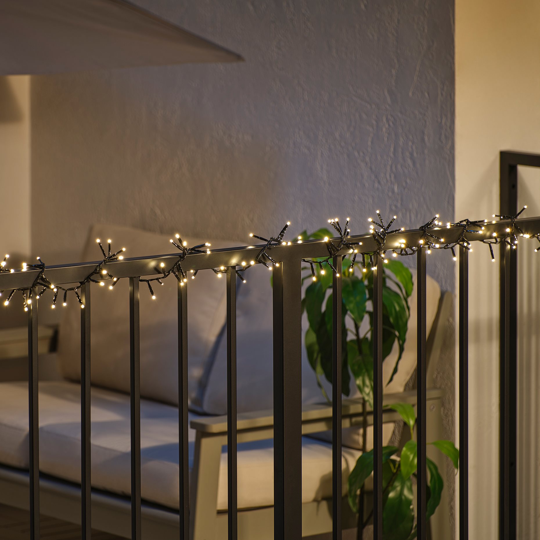 GETKÅL, γιρλάντα φωτισμού με ενσωματωμένο φωτισμό LED/εξωτερικού χώρου, 6 m, 906.007.43