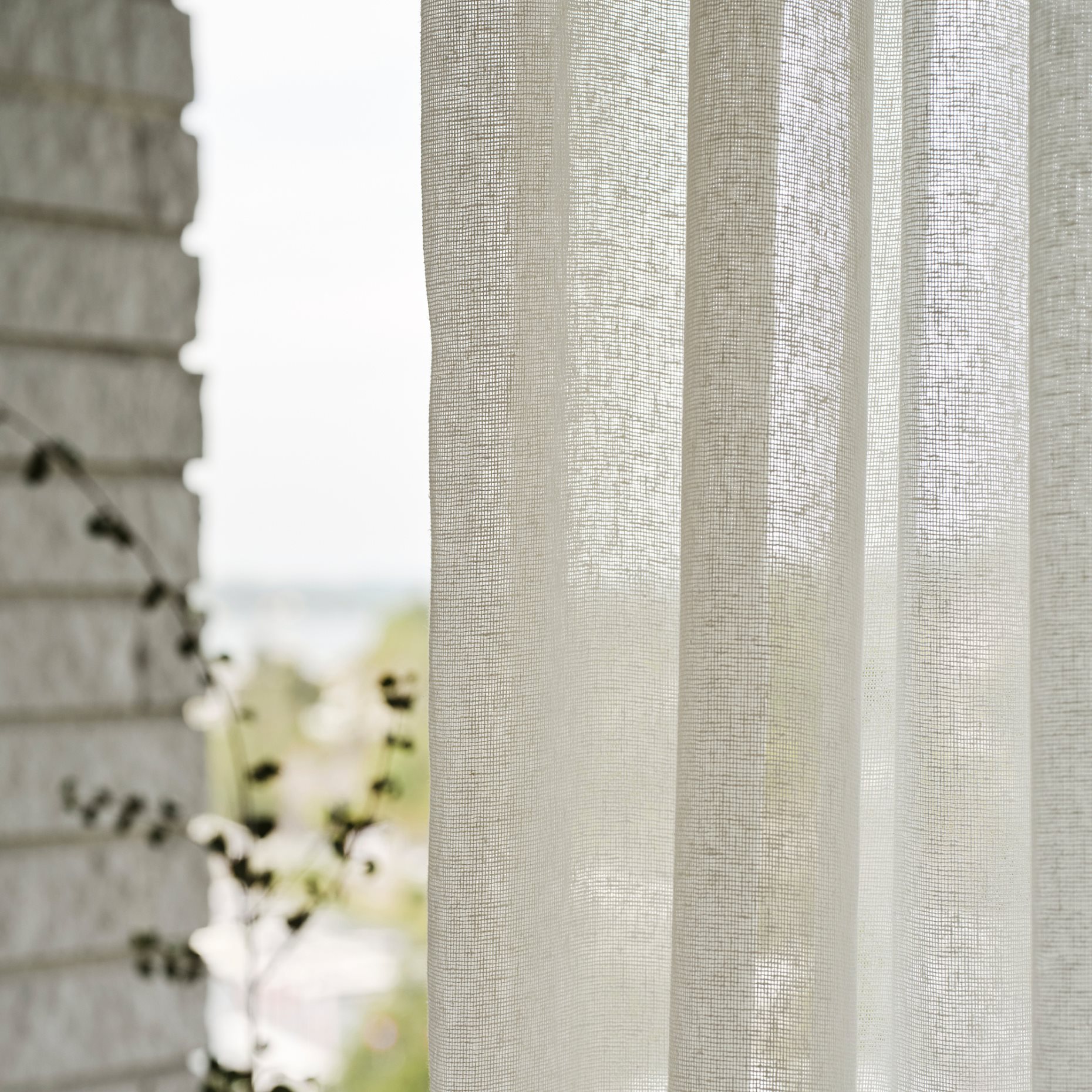 STOCKHOLM 2025, sheer curtain with heading tape/1 piece, 300x300 cm, 906.010.02