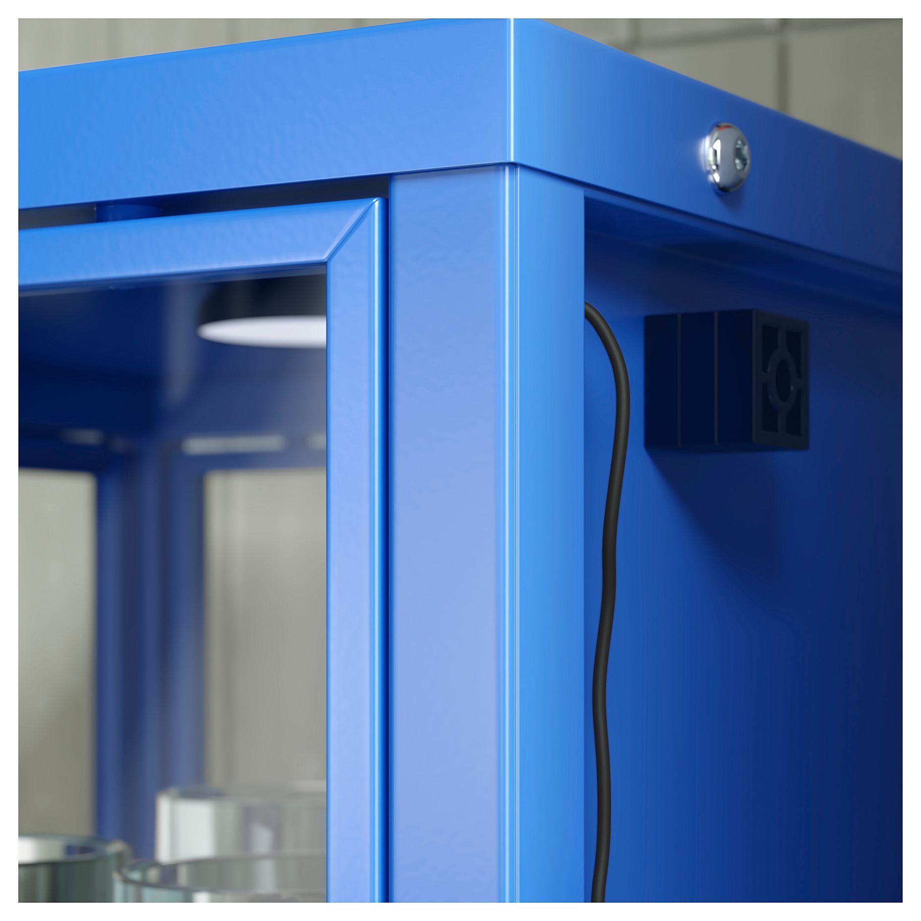 RUDSTA, ντουλάπι βιτρίνα, 42x37x155 cm, 906.014.17