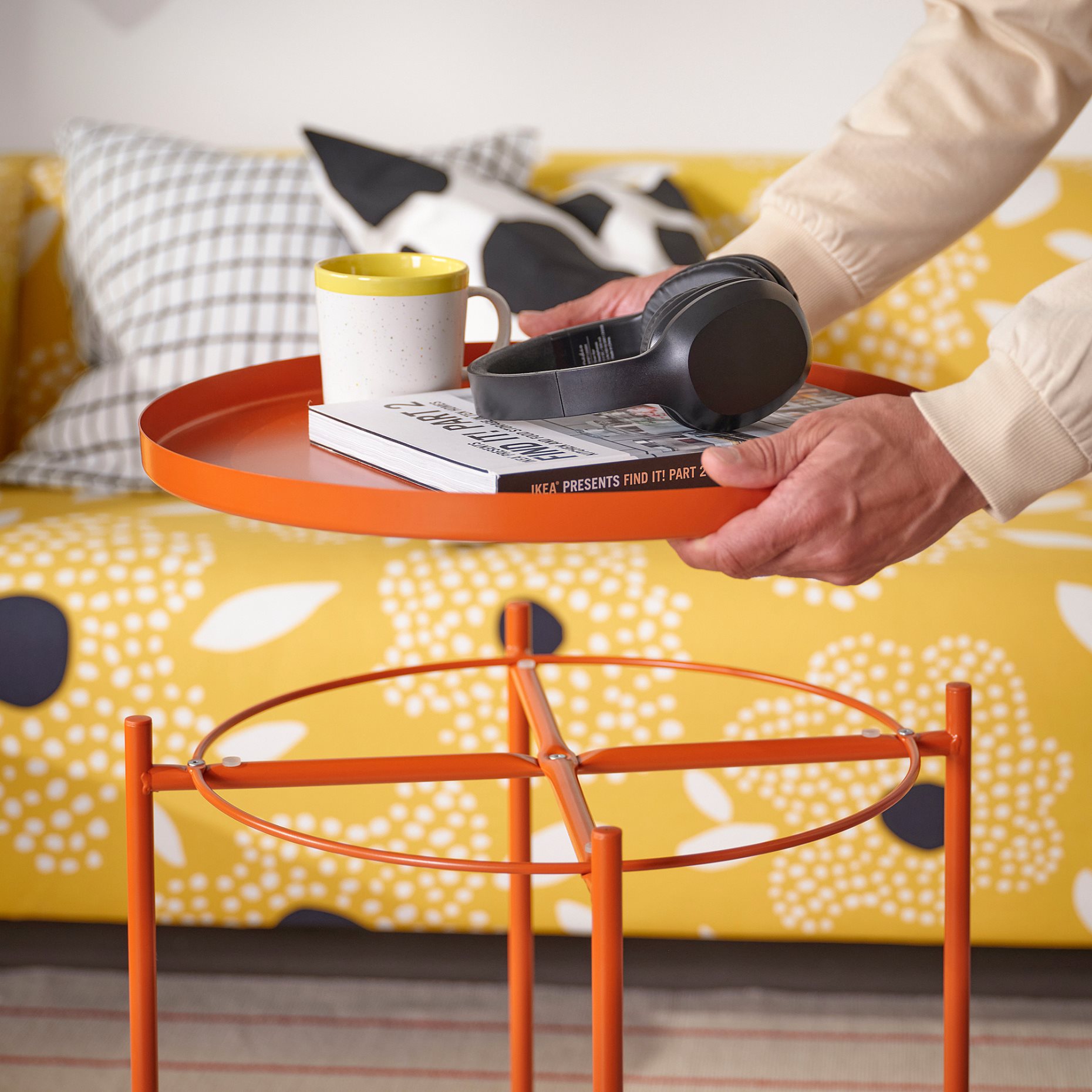 GLADOM, τραπέζι-δίσκος, 45x53 cm, 906.040.34