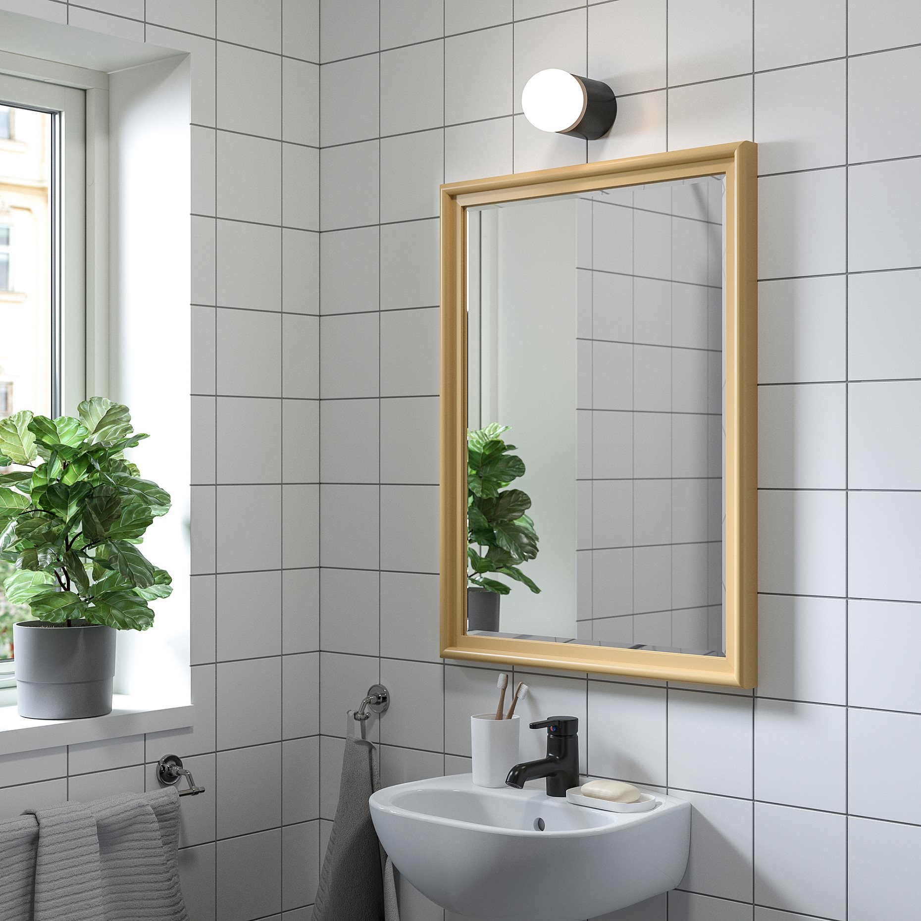 PINGSTSYREN, καθρέφτης, 60x80 cm, 906.100.92