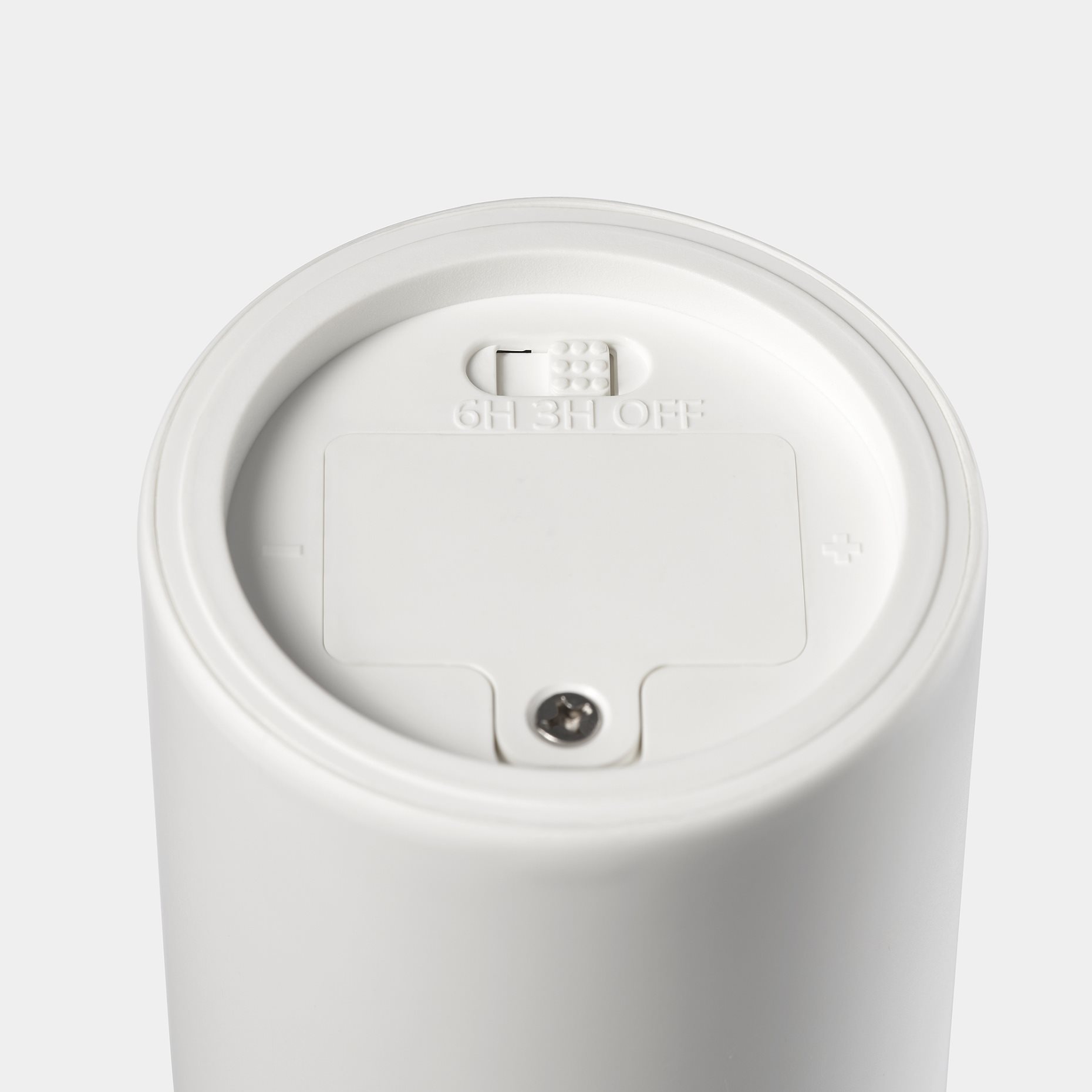 SMÅLOM, κερί στήλης με ενσωματωμένο φωτισμό LED/λειτουργία με μπαταρία, 19 cm, 906.115.91