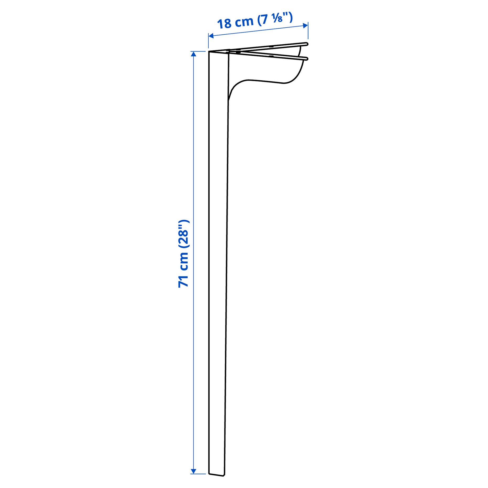 SKÅLSTA, table leg, 4 pack, 906.116.52
