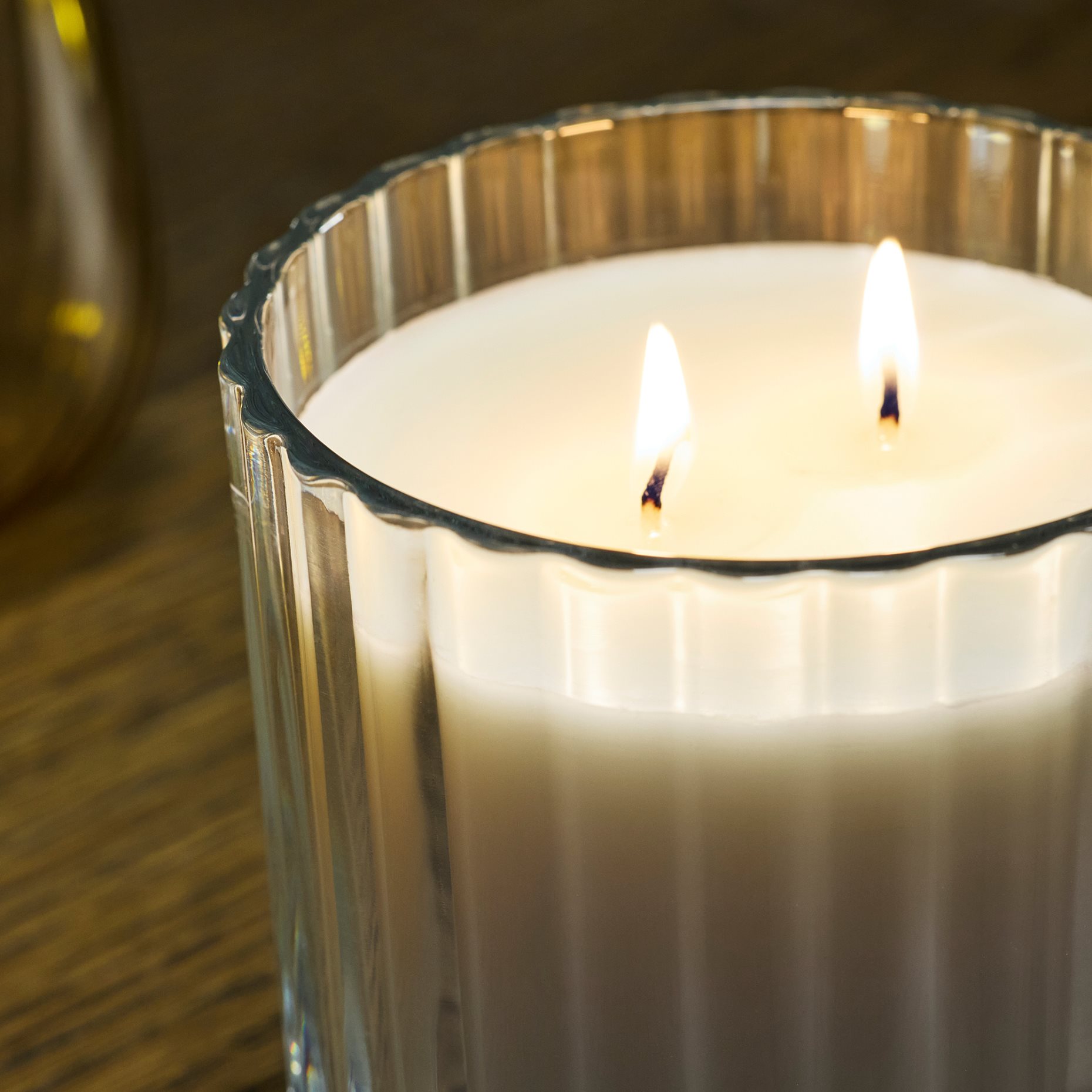 TOFSTÄRNA, αρωματικό κερί σε ποτήρι, 2 φυτίλια/Φρεσκάδα, 50 ώρες, 906.276.67