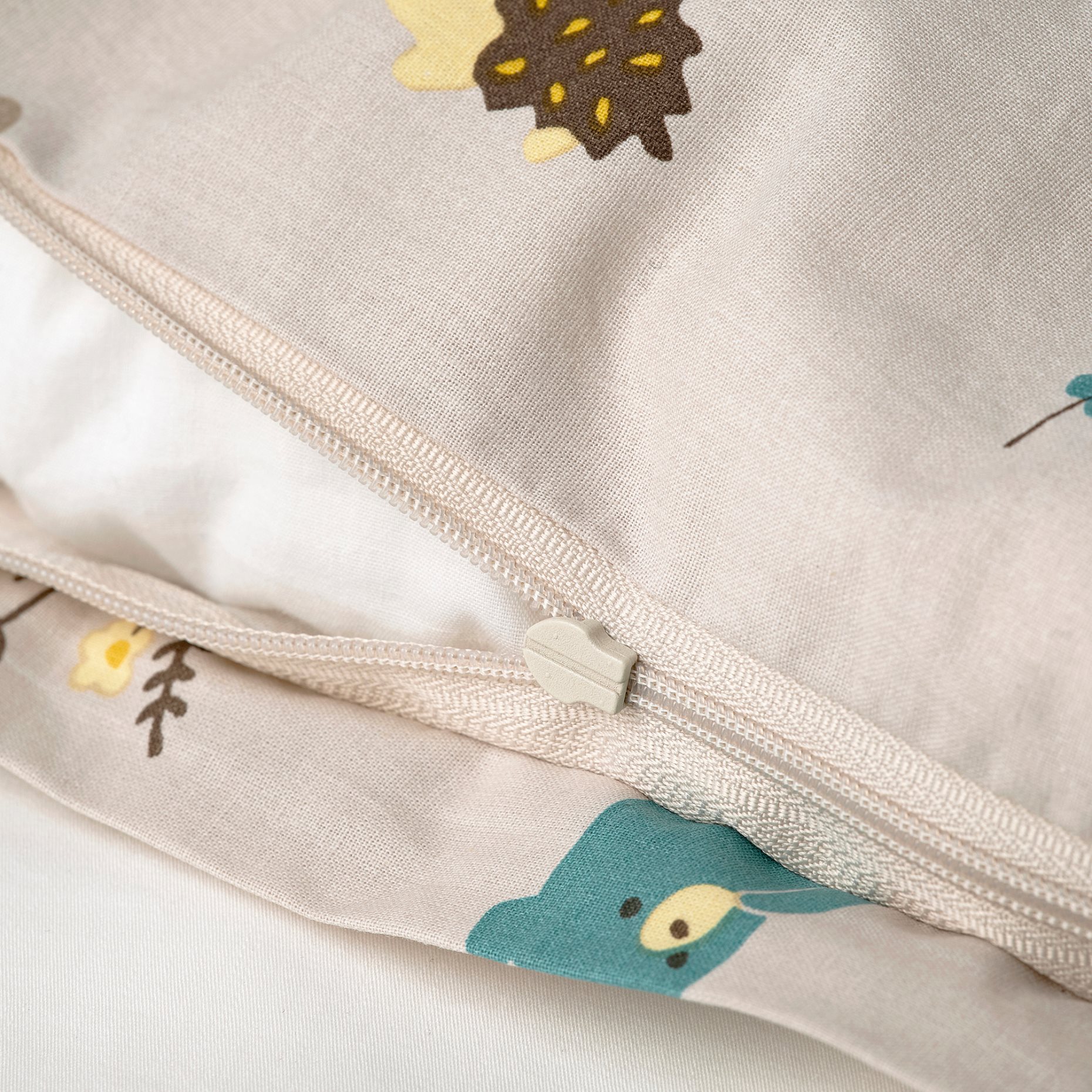 LEN, duvet cover 1 pillowcase for cot, 110x125/35x55 cm, 906.288.17