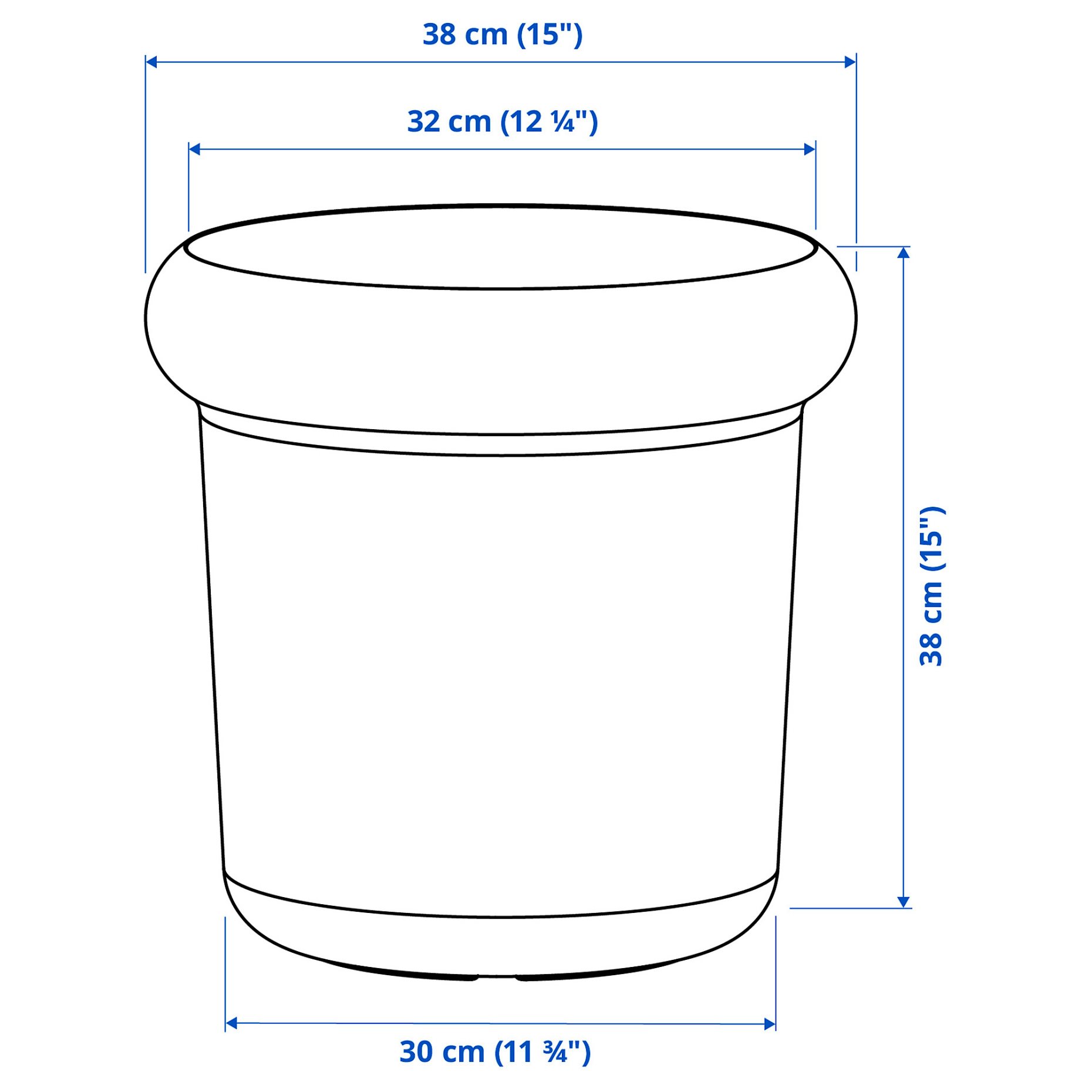 MÅBÄRSBUSKE, plant pot outdoor, 32 cm, 906.304.29