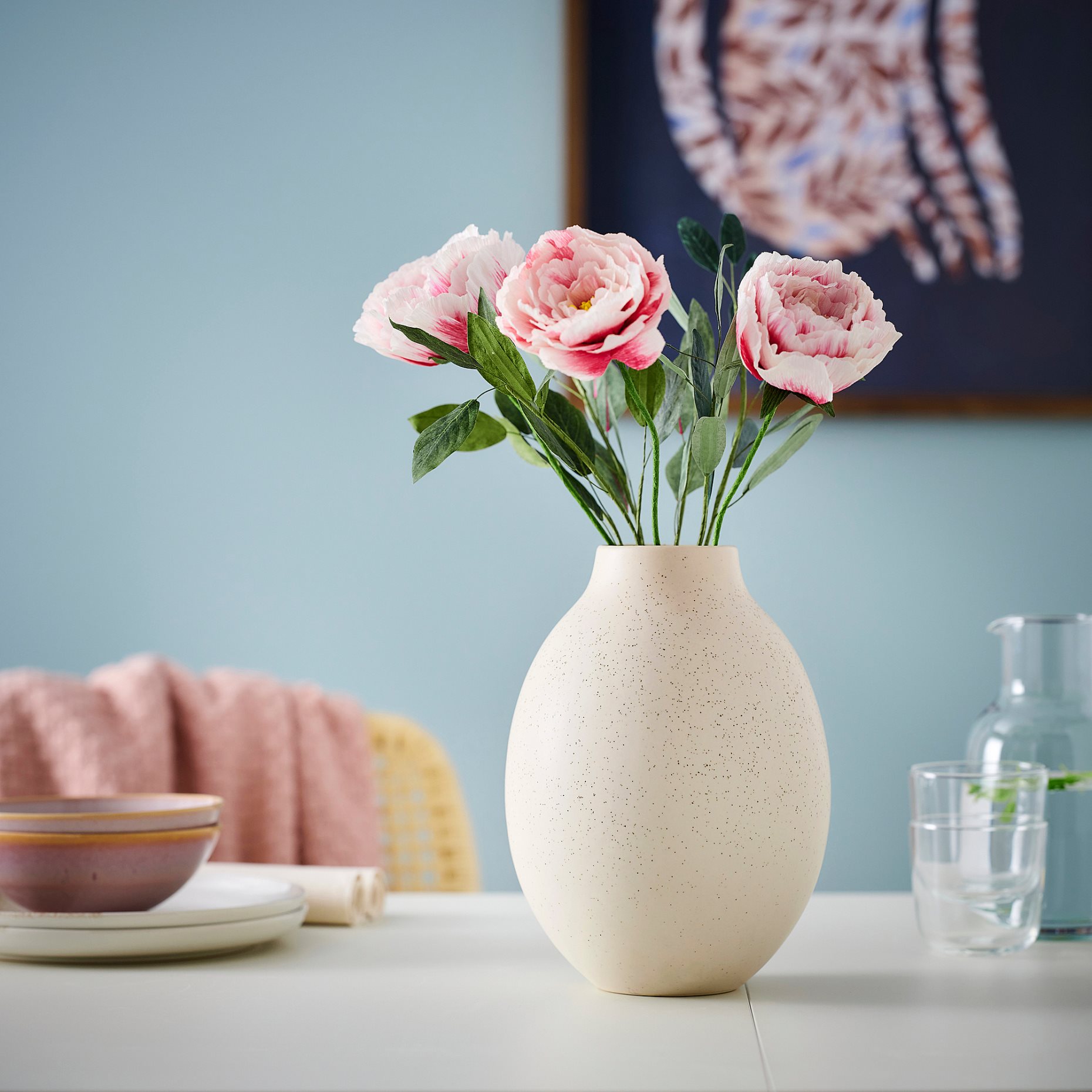 BLODBJÖRK, vase, 25 cm, 906.377.27