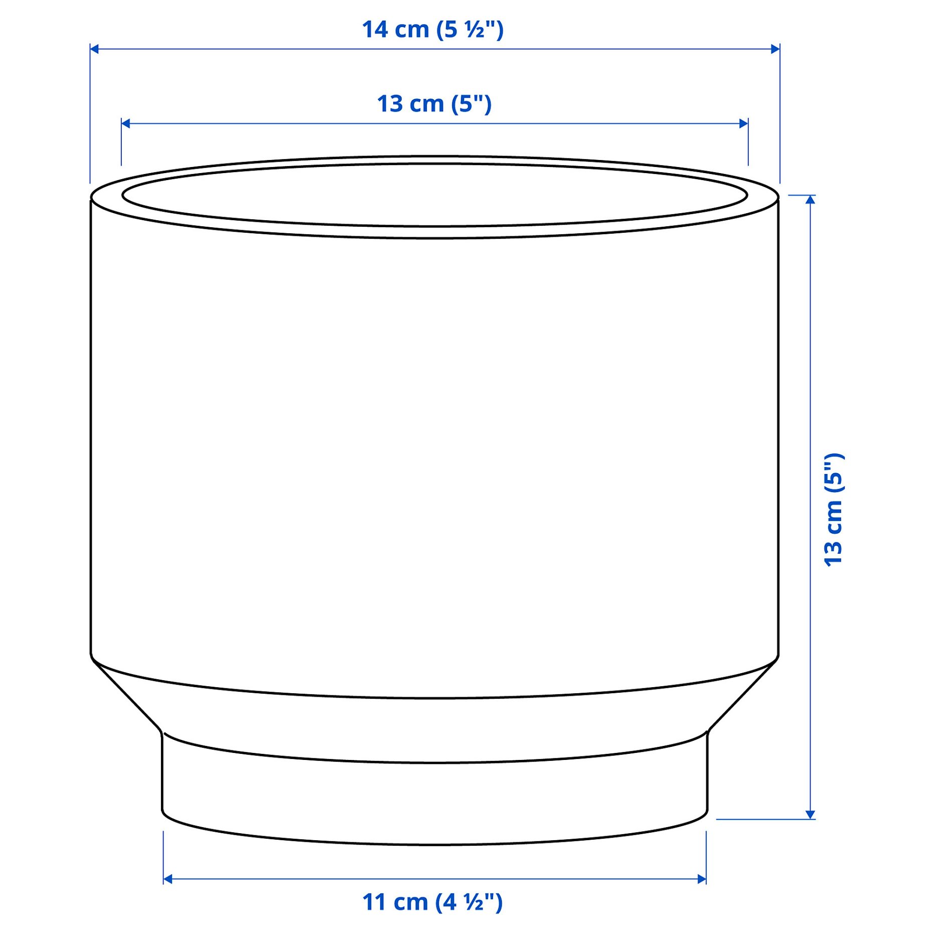HONUNGSPALM, plant pot in/outdoor, 12 cm, 906.413.43
