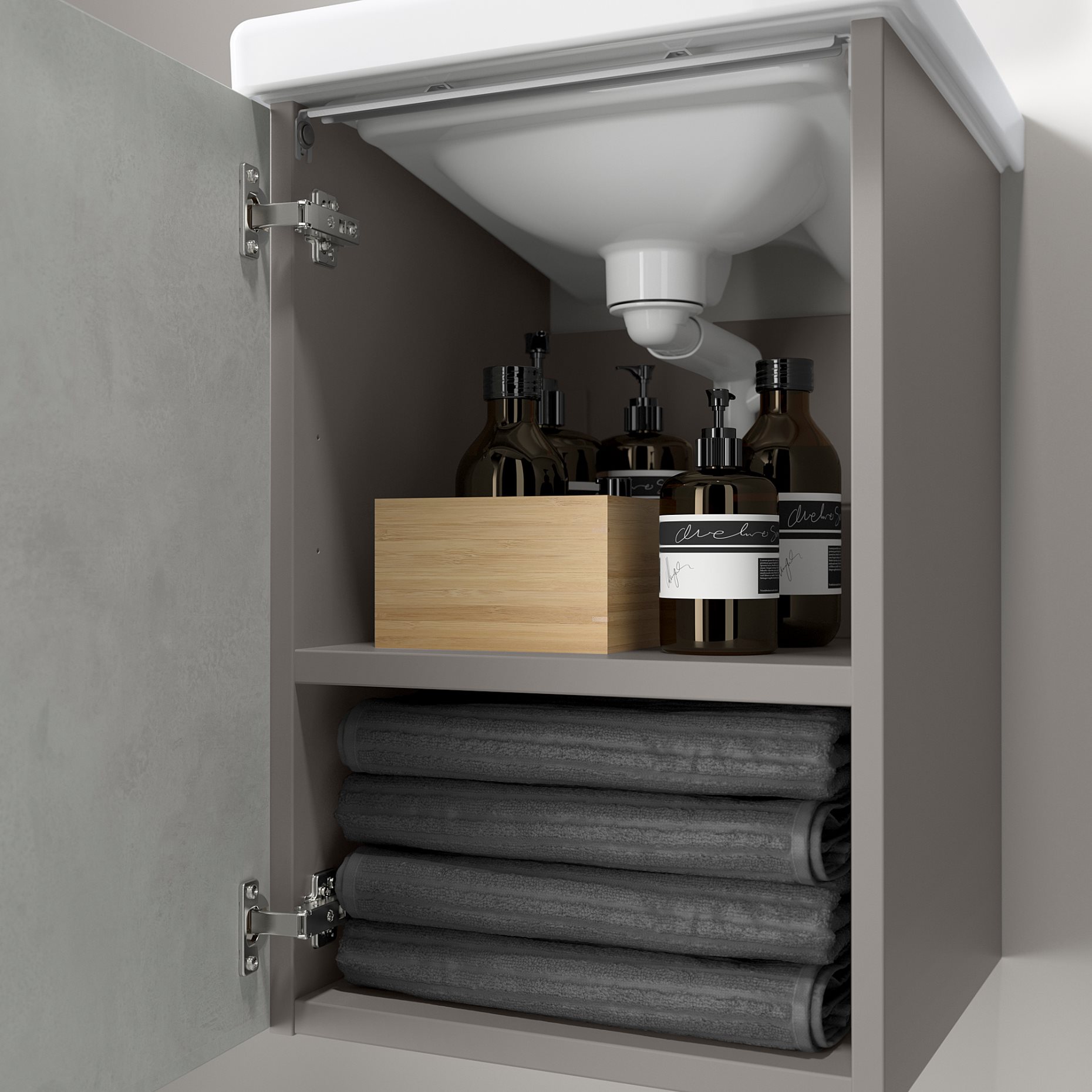 ENHET/TVALLEN, wash-basin cabinet with 1 door, 993.365.03