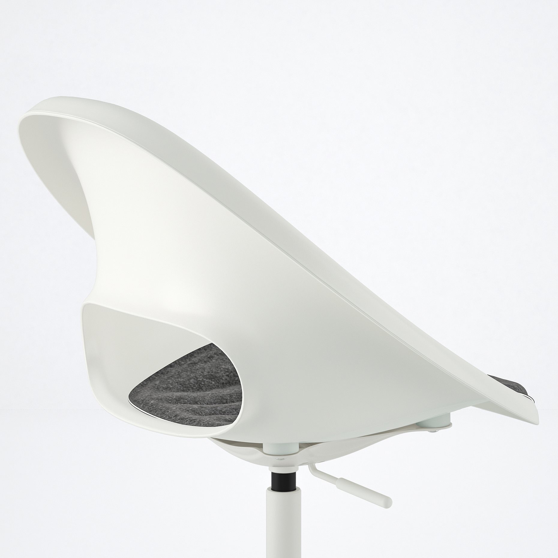 LOBERGET/MALSKAR, swivel chair with pad, 994.454.51
