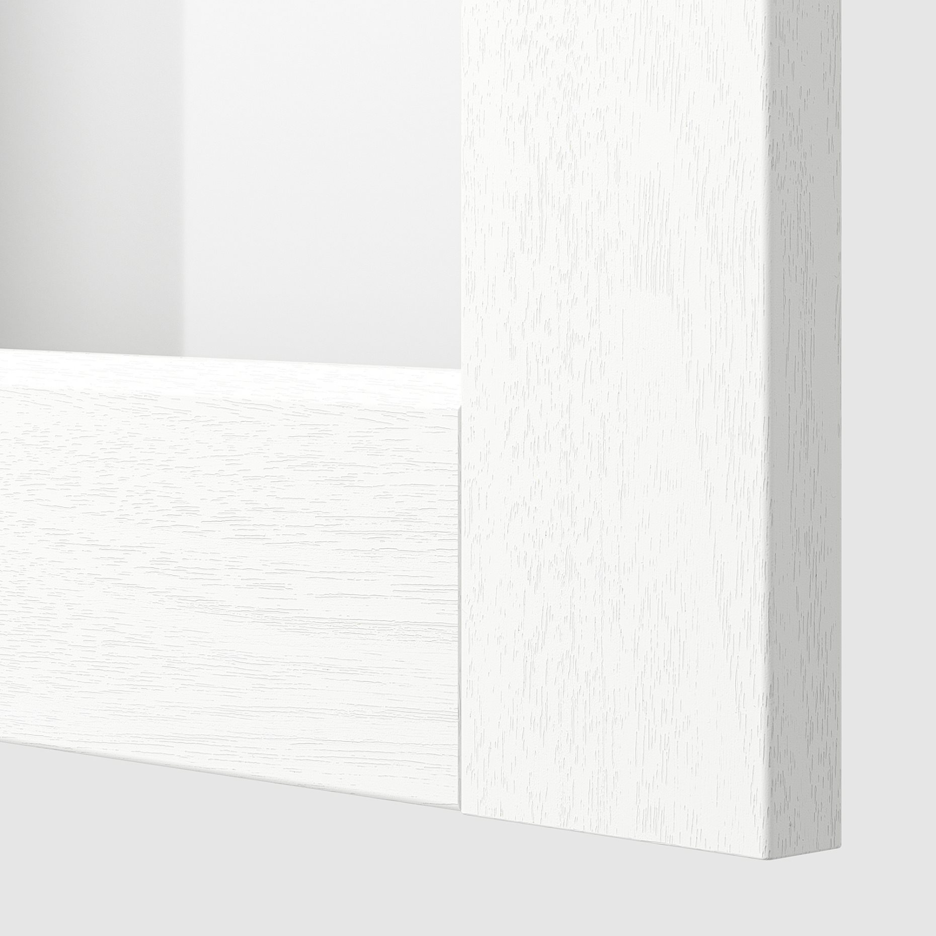 METOD, wall cabinet with shelves/2 glass doors, 80x80 cm, 994.734.77