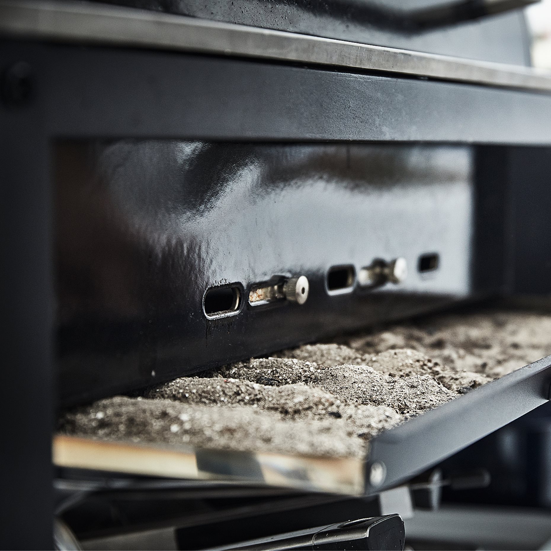 GRILLSKÄR, charcoal barbecue with kitchen island/outdoor, 125x61 cm, 994.952.38