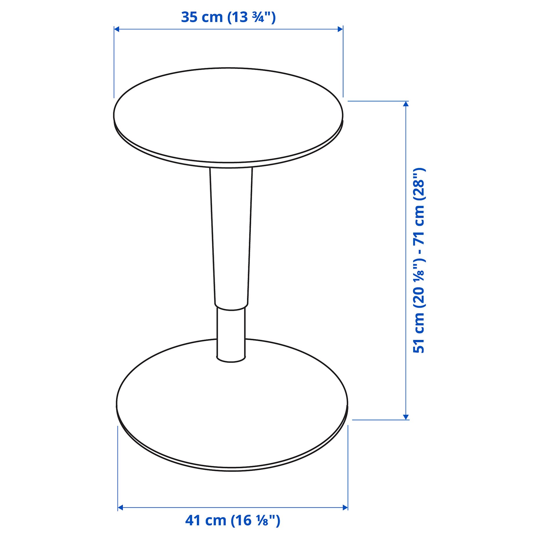 GLADHOJDEN/NILSERIK, desk+sit/stand support, 995.012.01