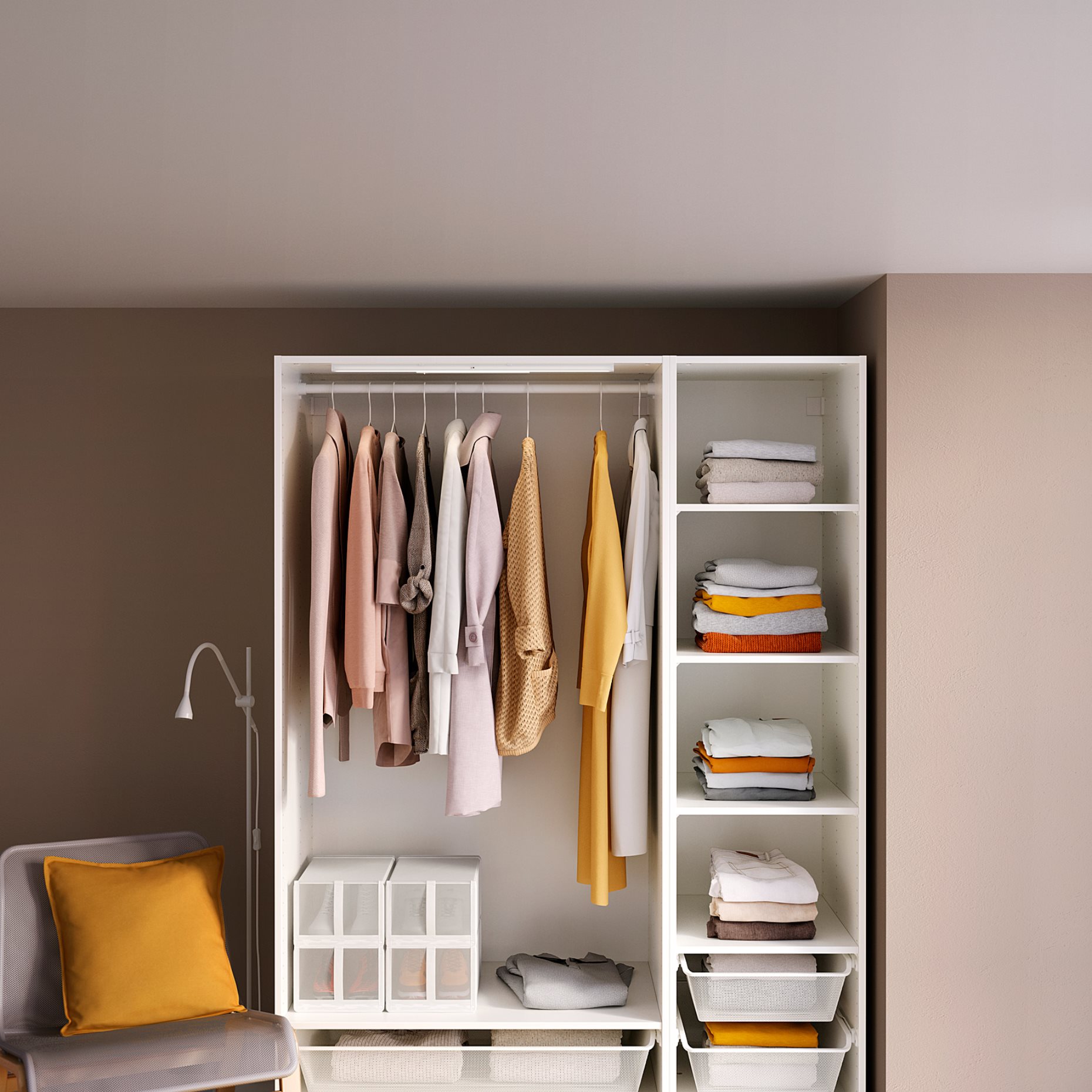 PAX, συνδυασμός ντουλάπας, 150x58x201 cm, 995.027.38