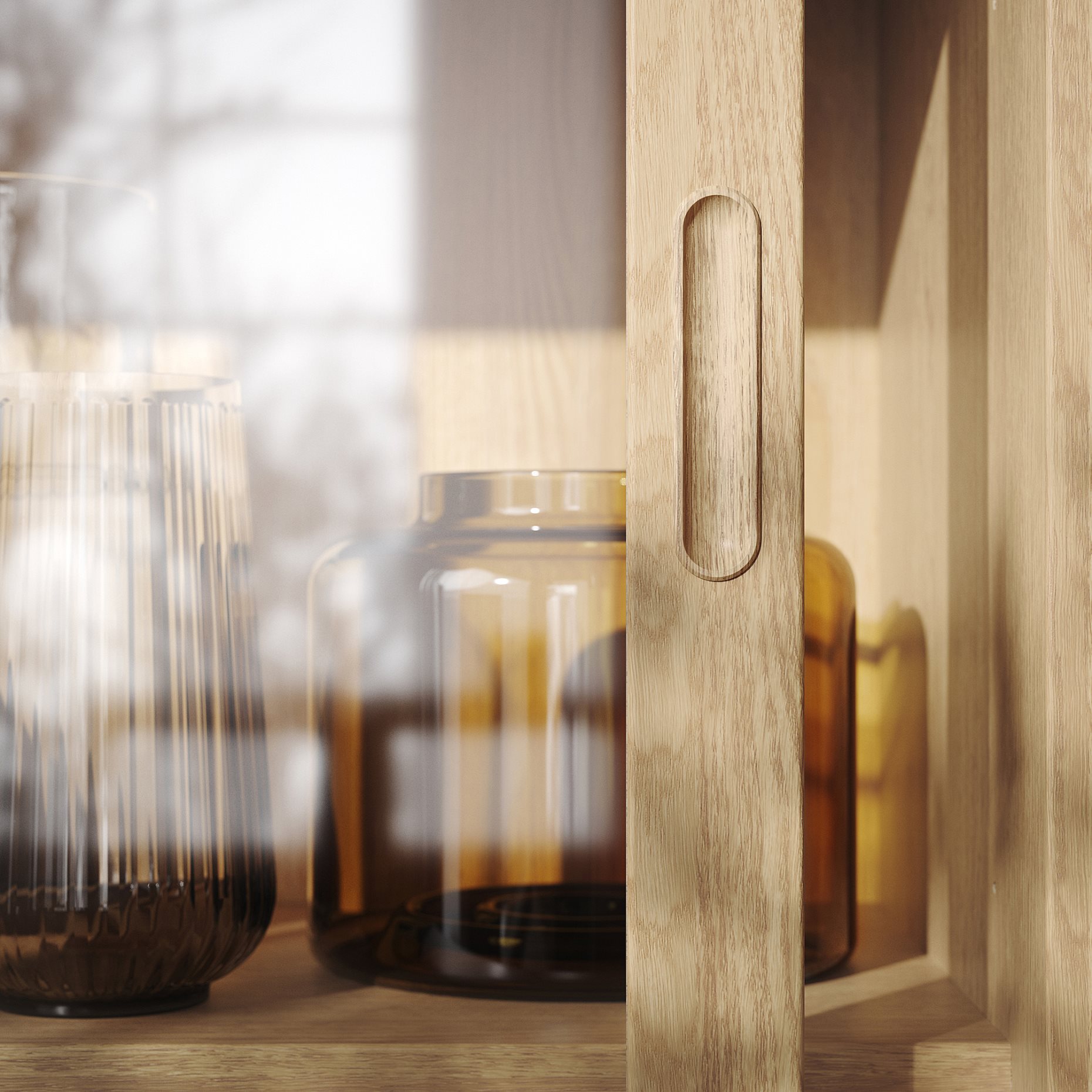 TONSTAD, σύνθεση αποθήκευσης με συρόμενες πόρτες, 245x120 cm, 995.150.57