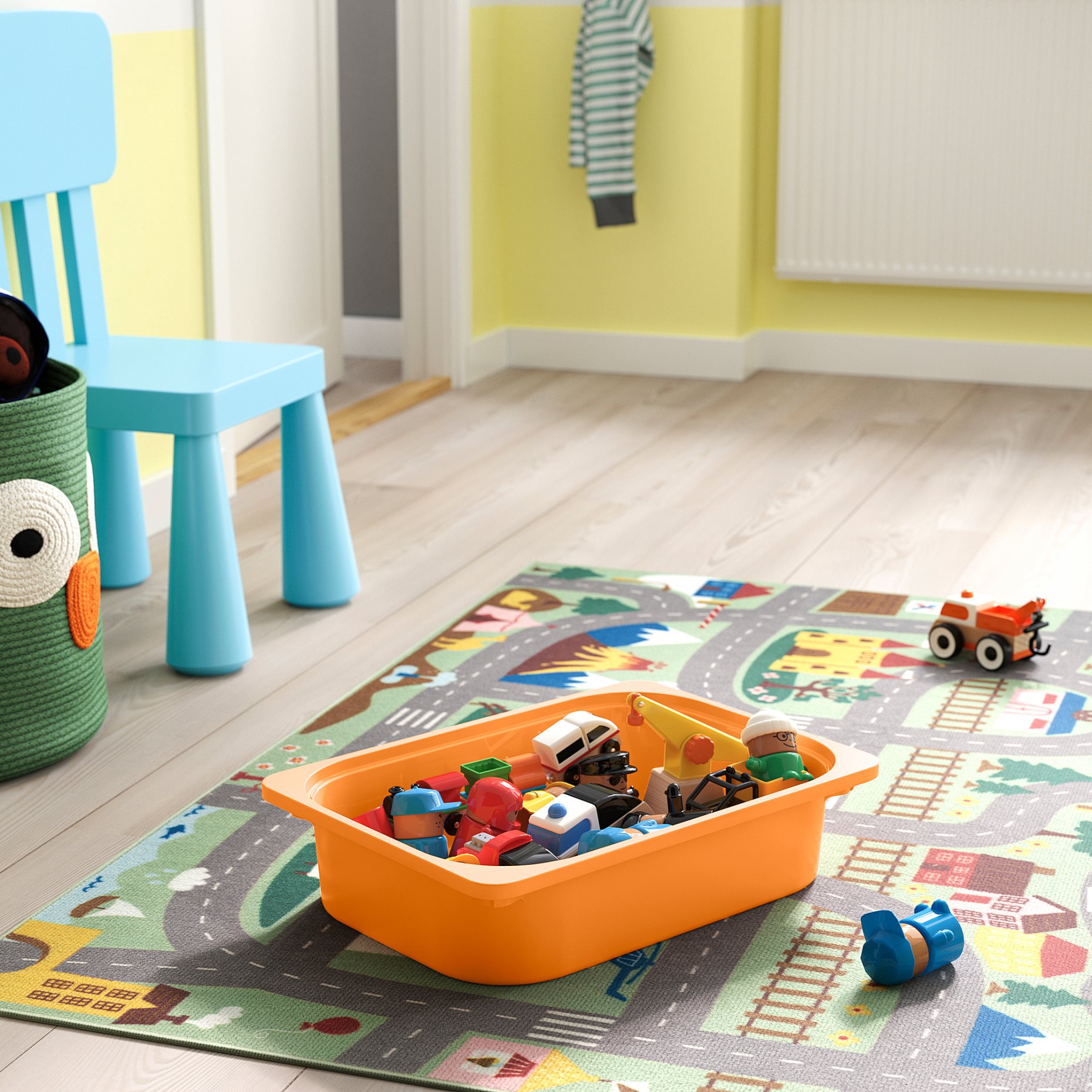 TROFAST, storage combination with boxes, 99x44x56 cm, 995.744.57