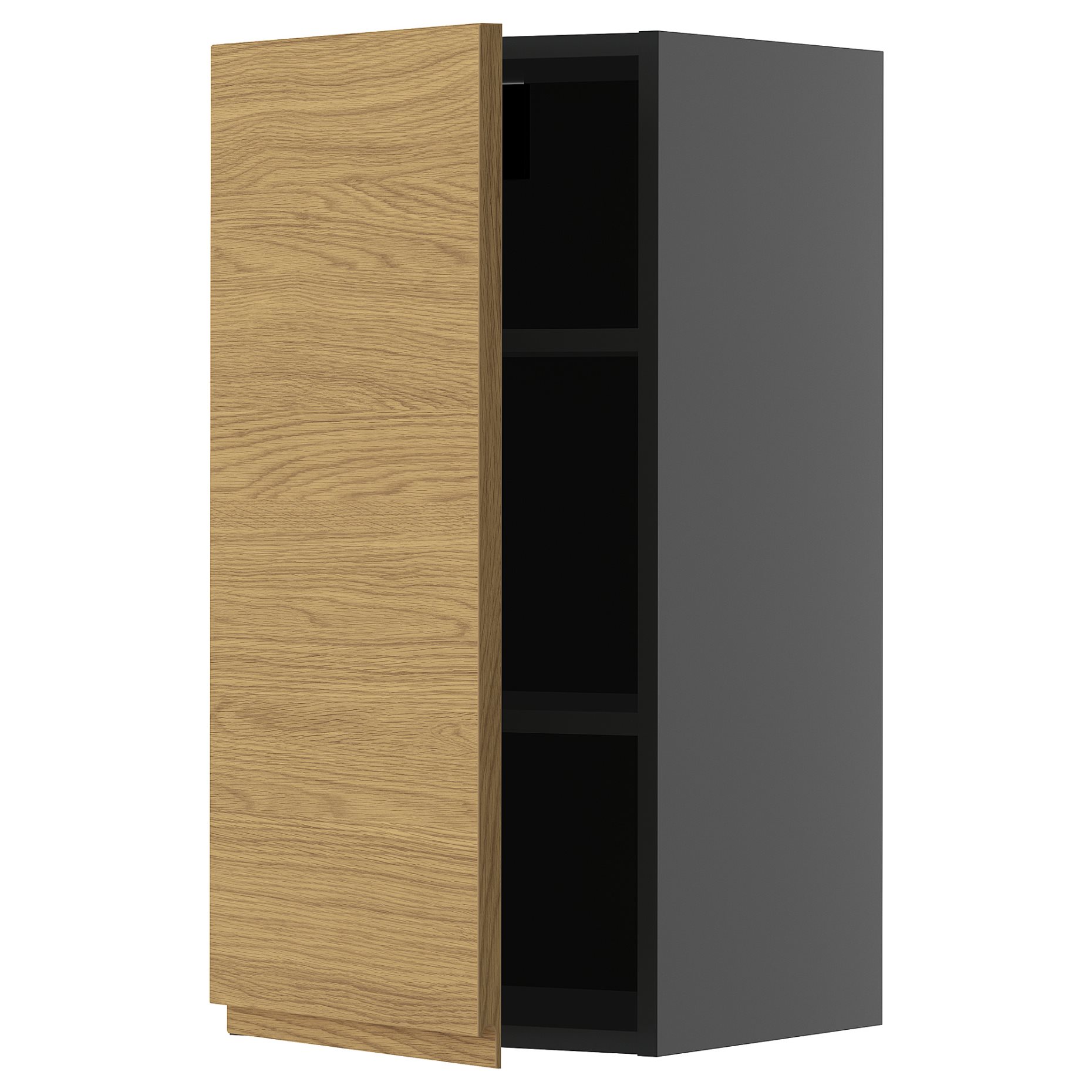 METOD, wall cabinet with shelves, 40x80 cm, 995.880.82