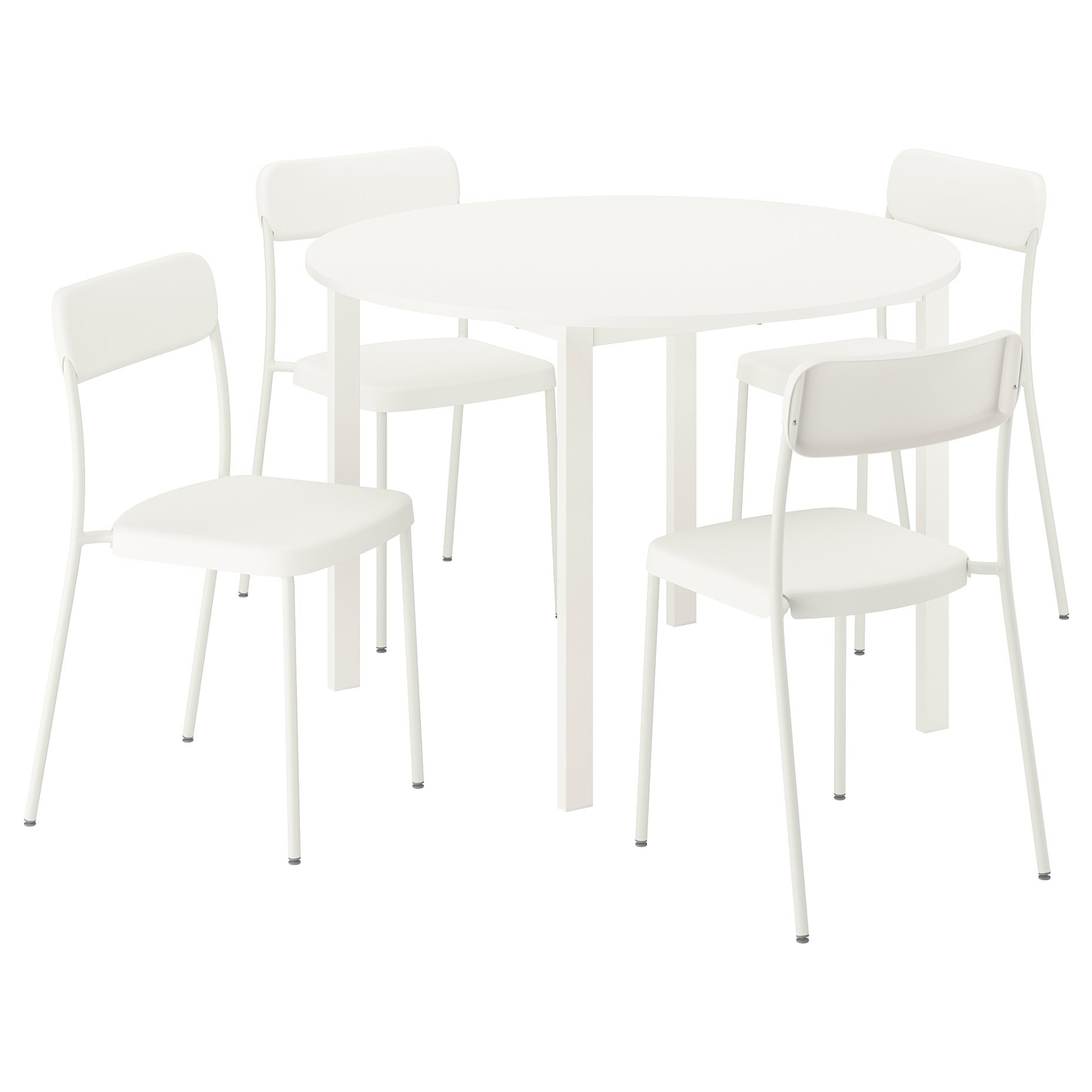 VIHALS, table and 4 chairs, 107 cm, 995.899.44