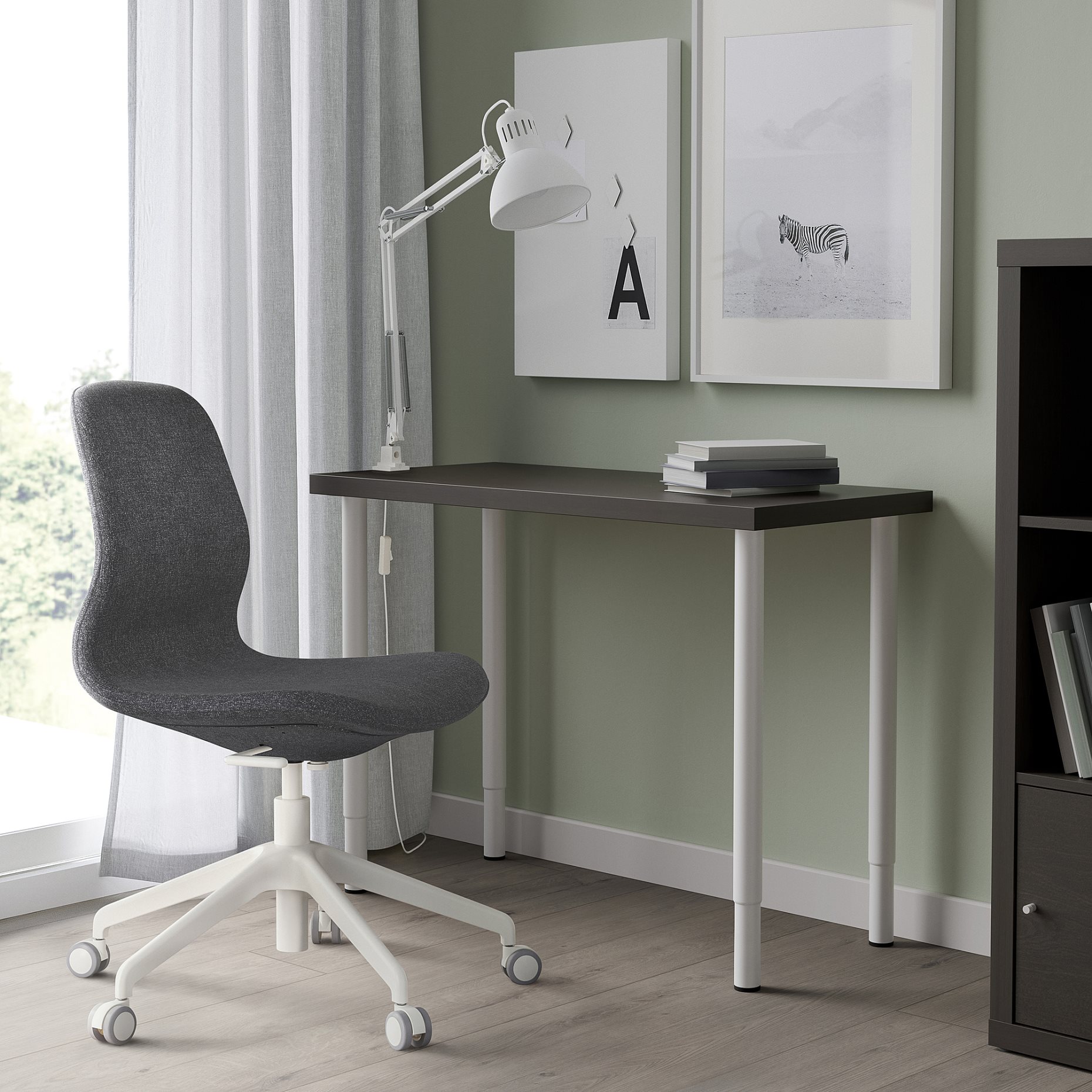 LINNMON/OLOV, desk, 100x45 cm, 995.902.21