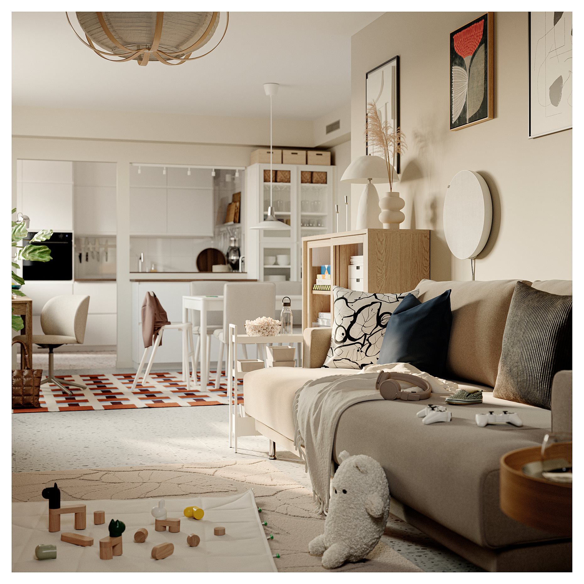 UPPÅKRA, 3-seat modular sofa, 995.986.70