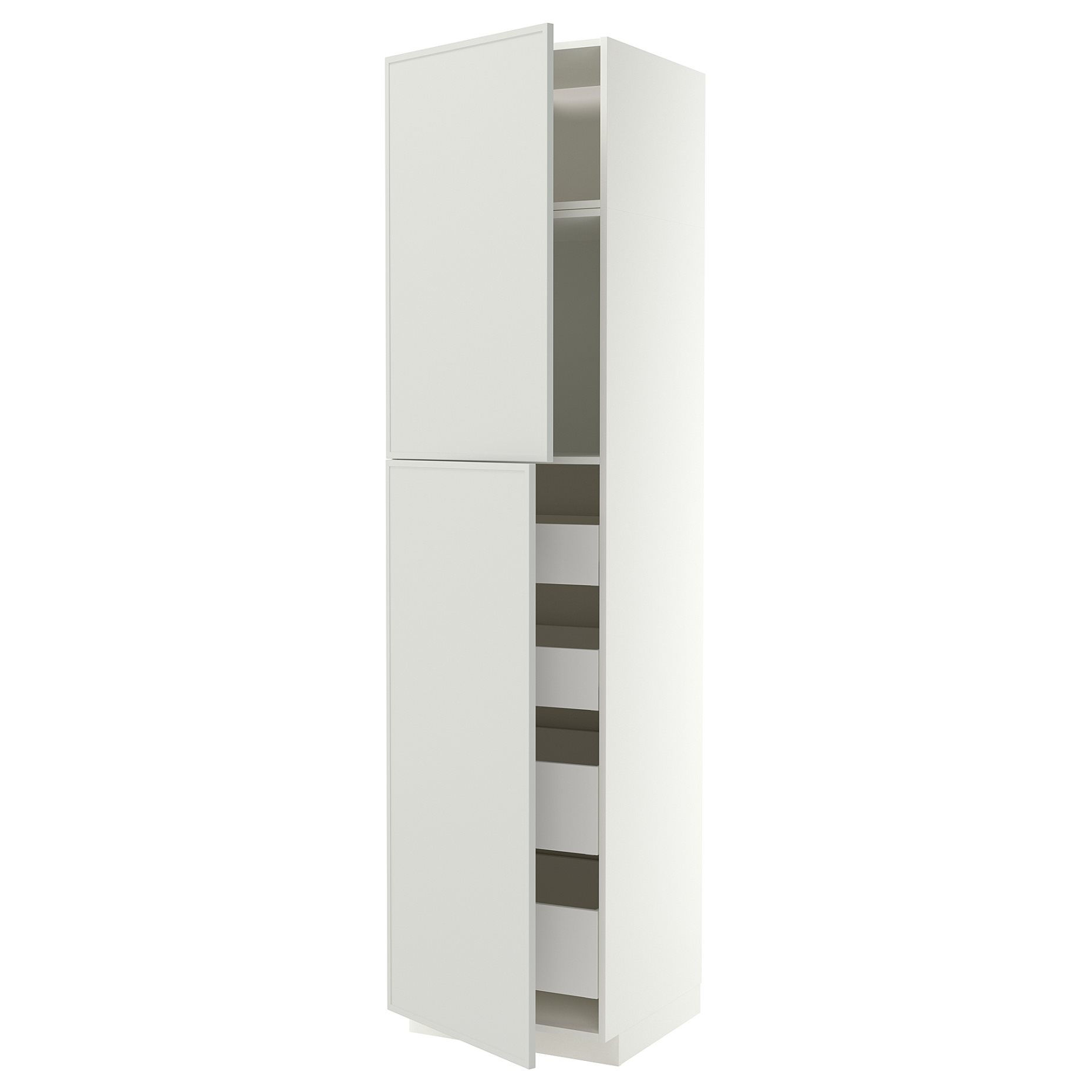 METOD, high cabinet with 2 doors/4 drawers, 60x60x240 cm, 996.052.08