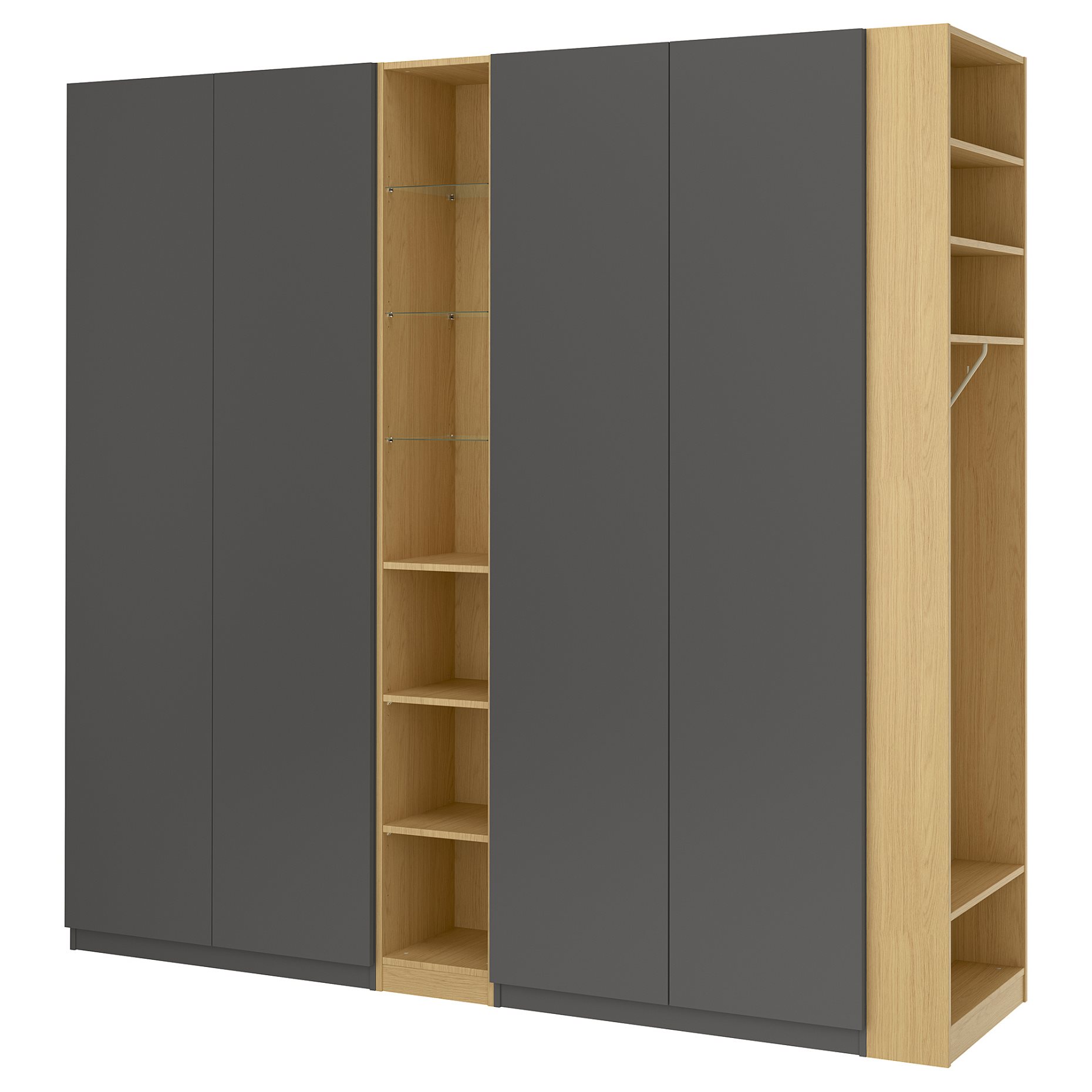 PAX/FORSAND, wardrobe combination, 255x60x236 cm, 996.073.49