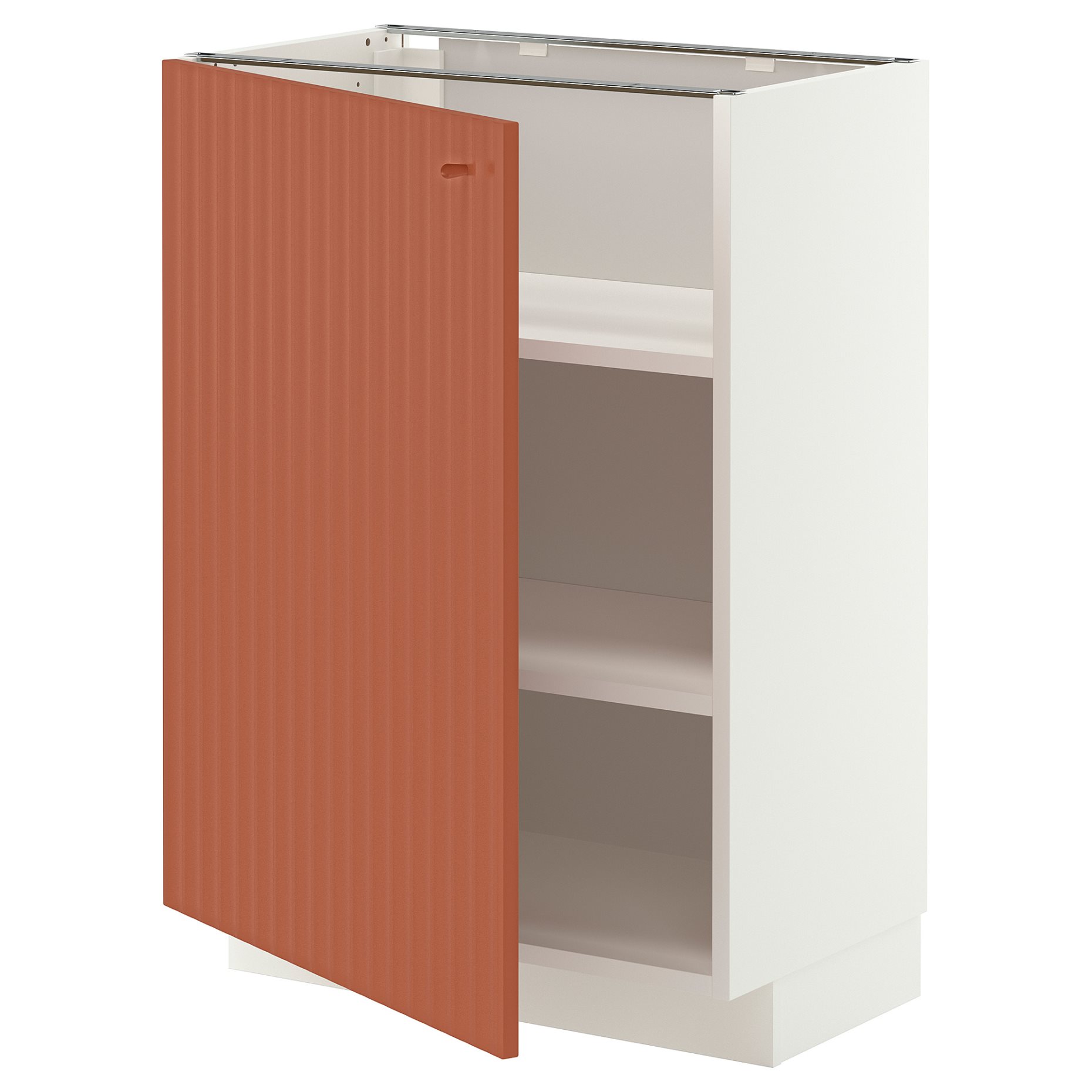 METOD, base cabinet with shelves, 60x37 cm, 996.119.02