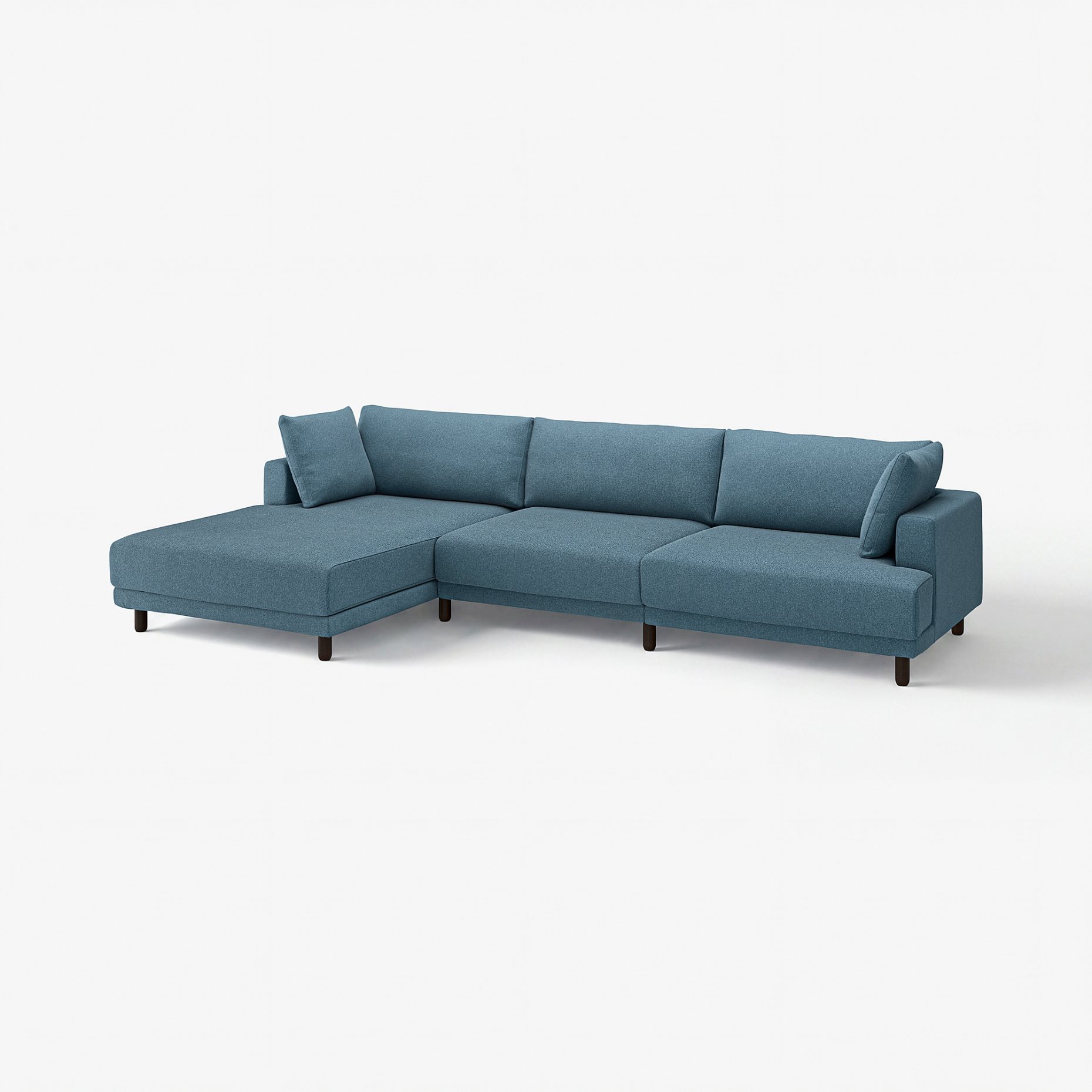 UPPÅKRA, 4,5-seat modular sofa with chaise longue, left, 996.140.81