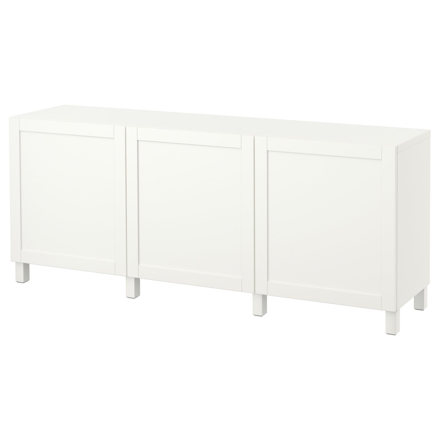 BESTÅ, σύνθεση αποθήκευσης με πόρτες, 180x42x74 cm, 491.397.41