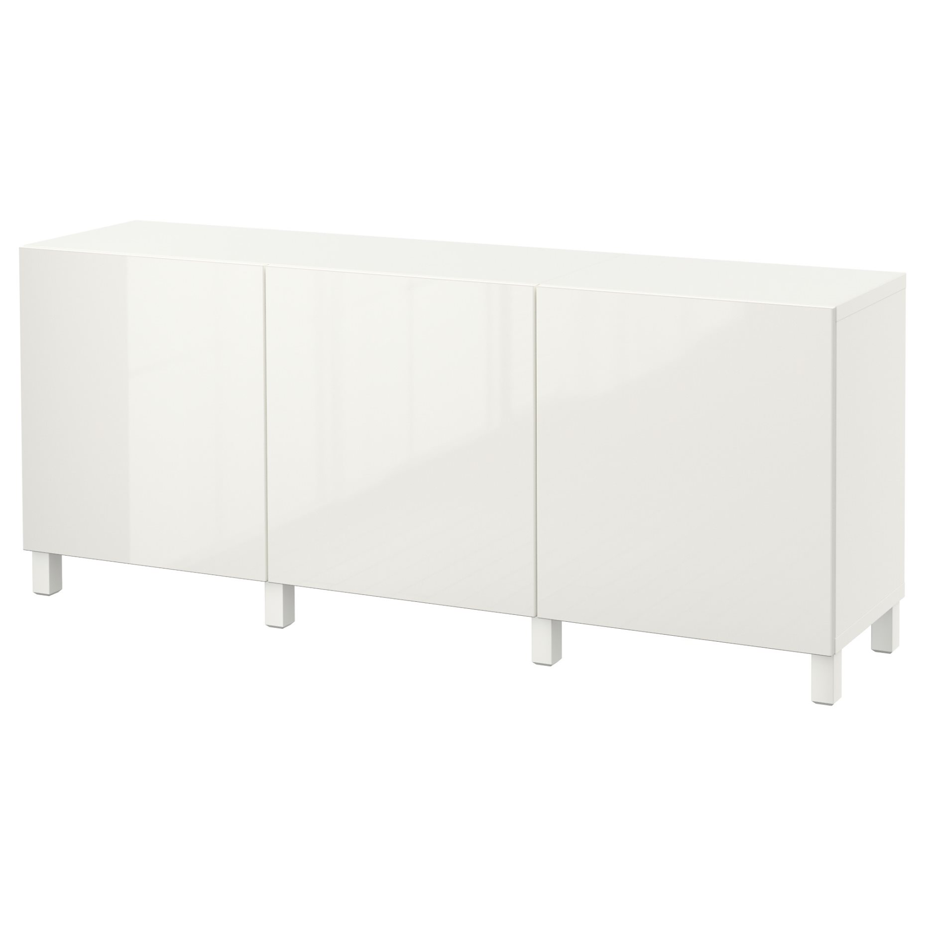 BESTÅ, storage combination with doors, 180x42x74 cm, 891.398.19