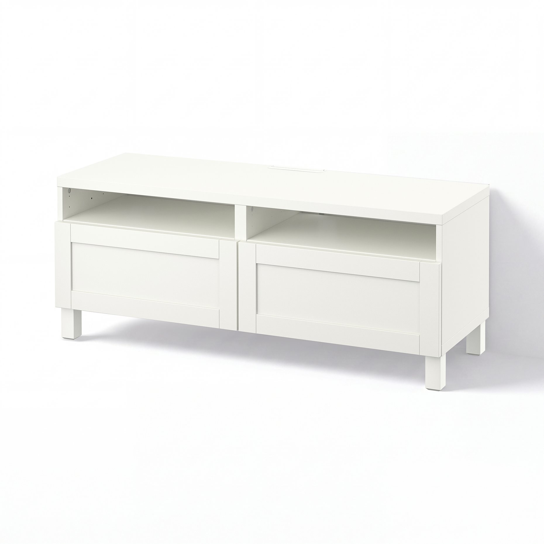 BESTÅ, TV bench with drawers soft closing, 120x42x48 cm, 091.882.86