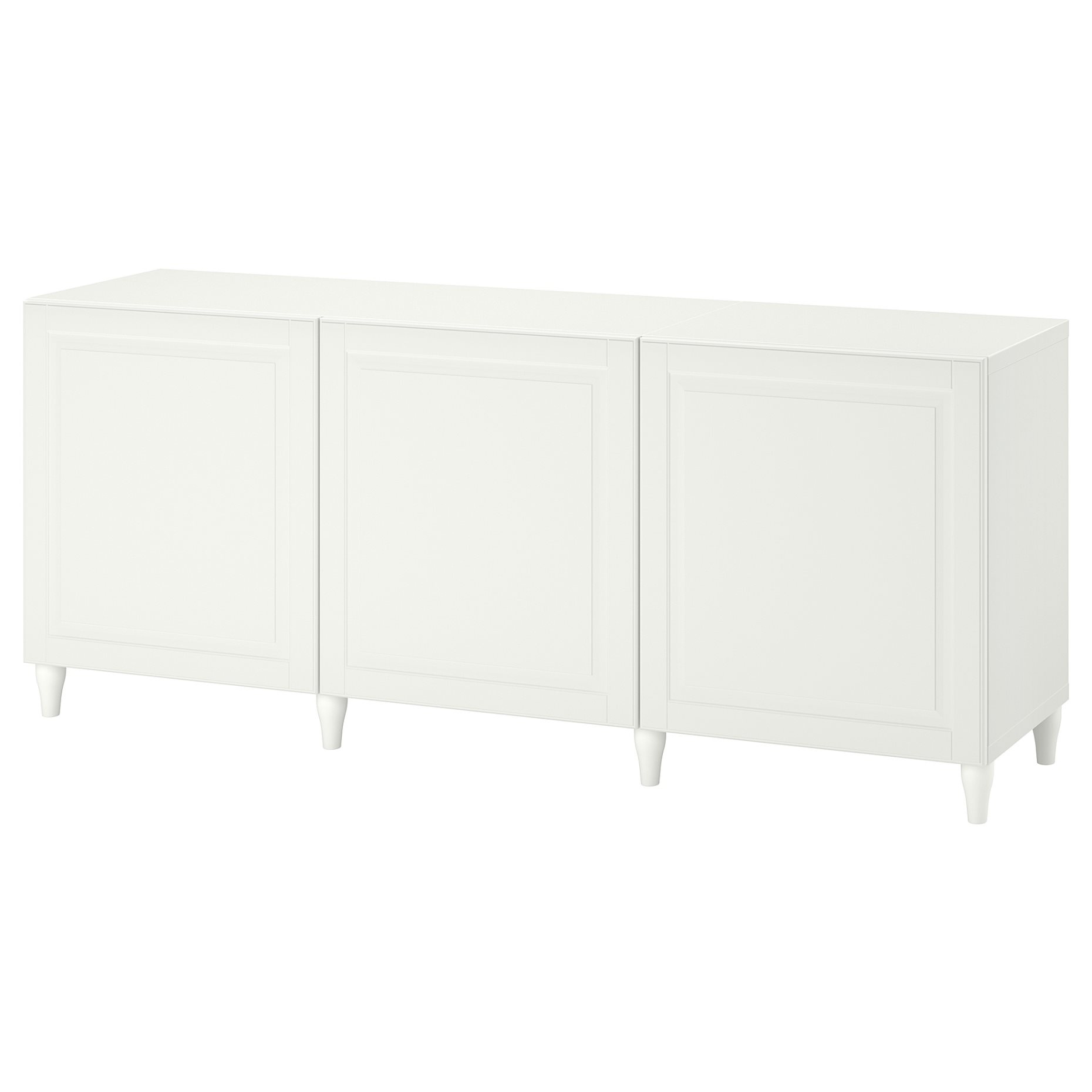 BESTÅ, σύνθεση αποθήκευσης με πόρτες, 180x42x74 cm, 293.848.99