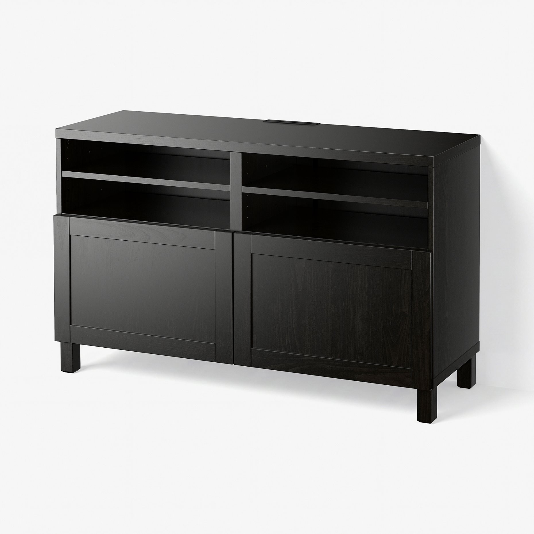 BESTÅ, TV bench with doors, 120x42x74 cm, 090.683.16