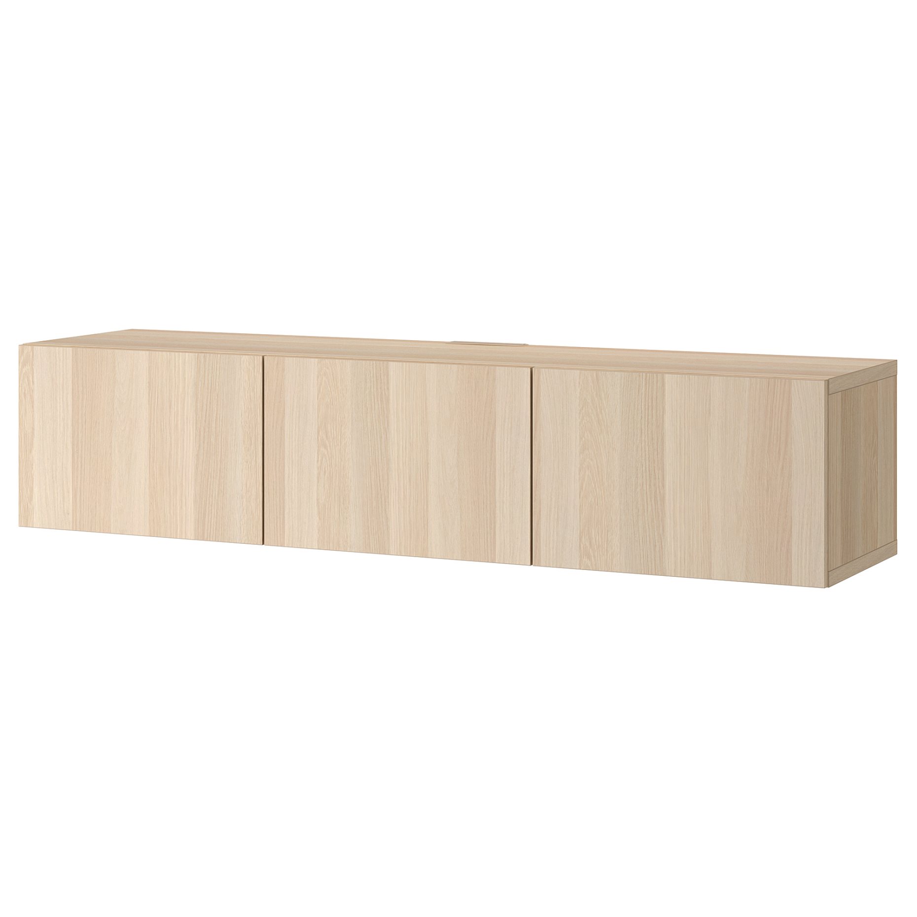 BESTÅ, TV bench with doors, 180x42x38 cm, 893.307.09