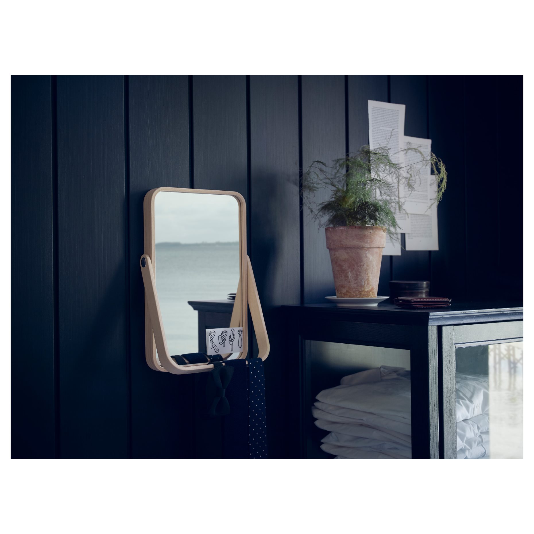 IKORNNES, table mirror, 27x40 cm, 003.069.20