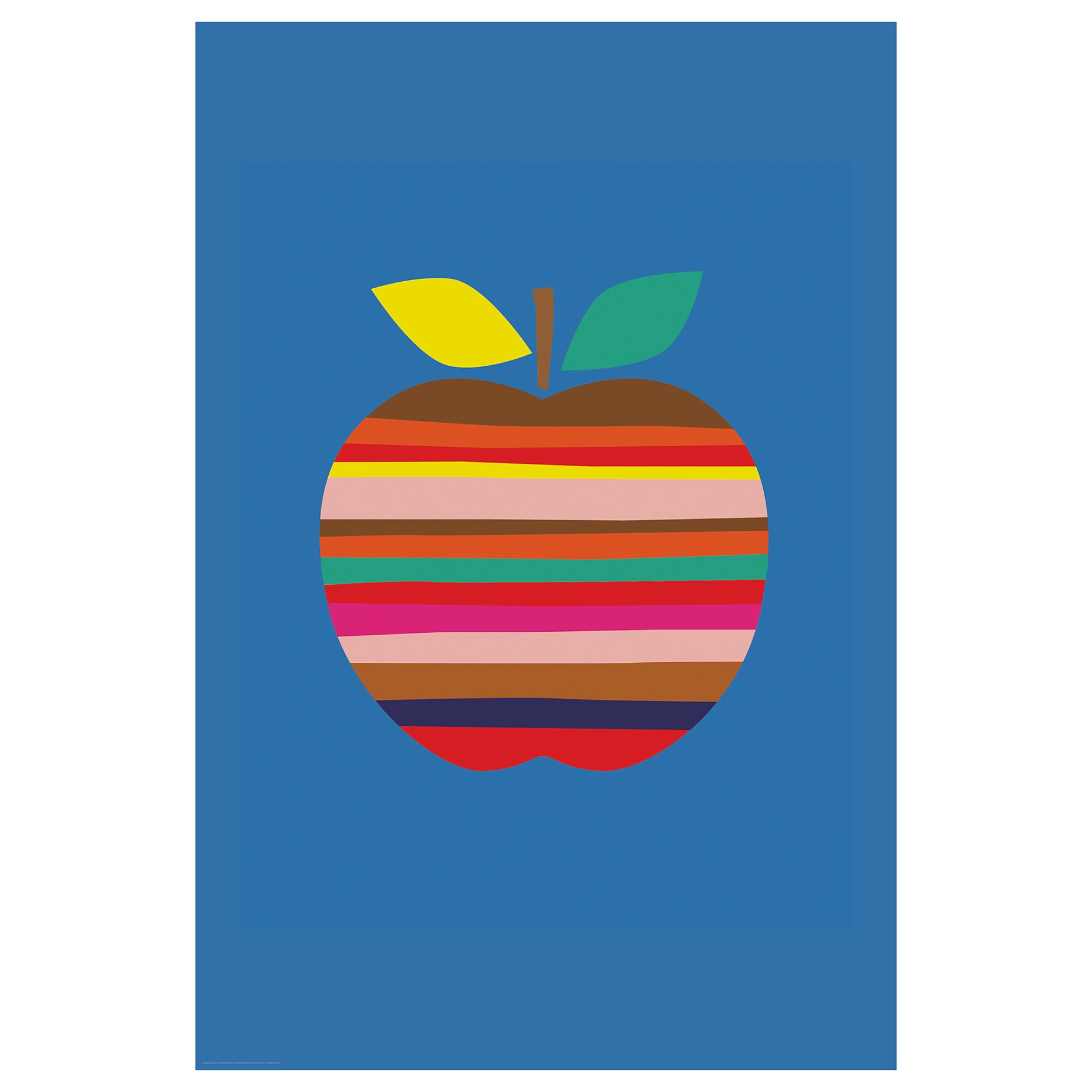 BILD, poster, Colourful apple, 004.321.79