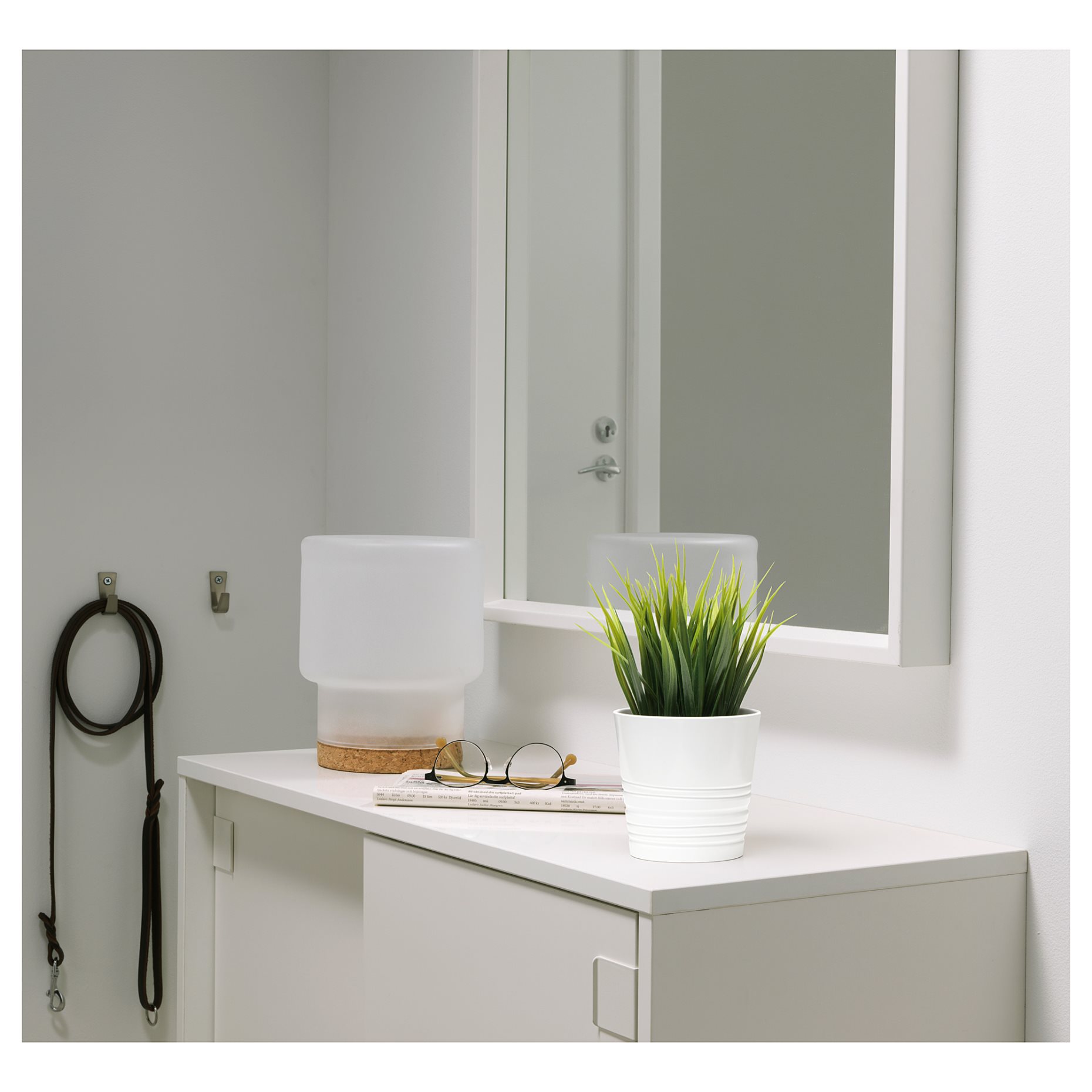 FEJKA, τεχνητό φυτό σε γλάστρα εσωτερικού/εξωτερικού χώρου, γρασίδι, 004.339.42