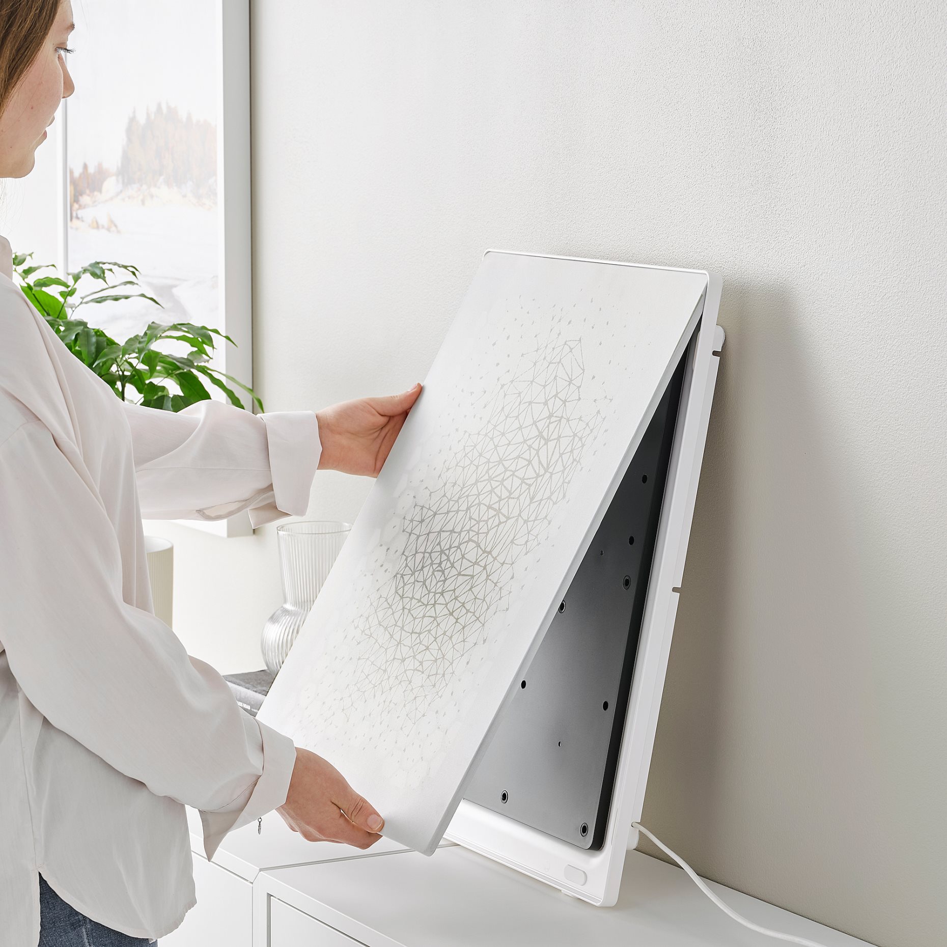 SYMFONISK, picture frame with WiFi speaker, 004.857.66