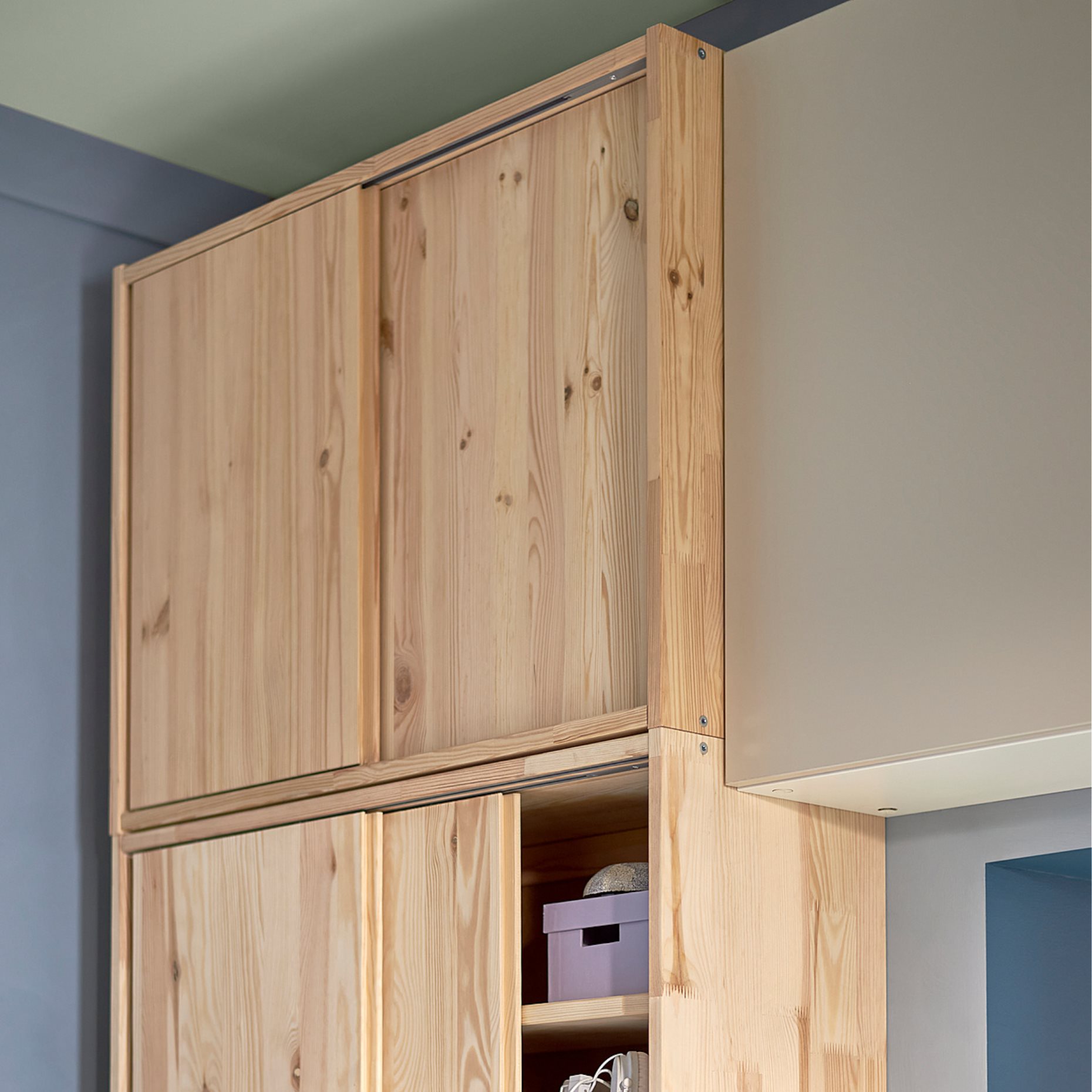 IVAR, cabinet with sliding doors, 80x30x60 cm, 004.943.94