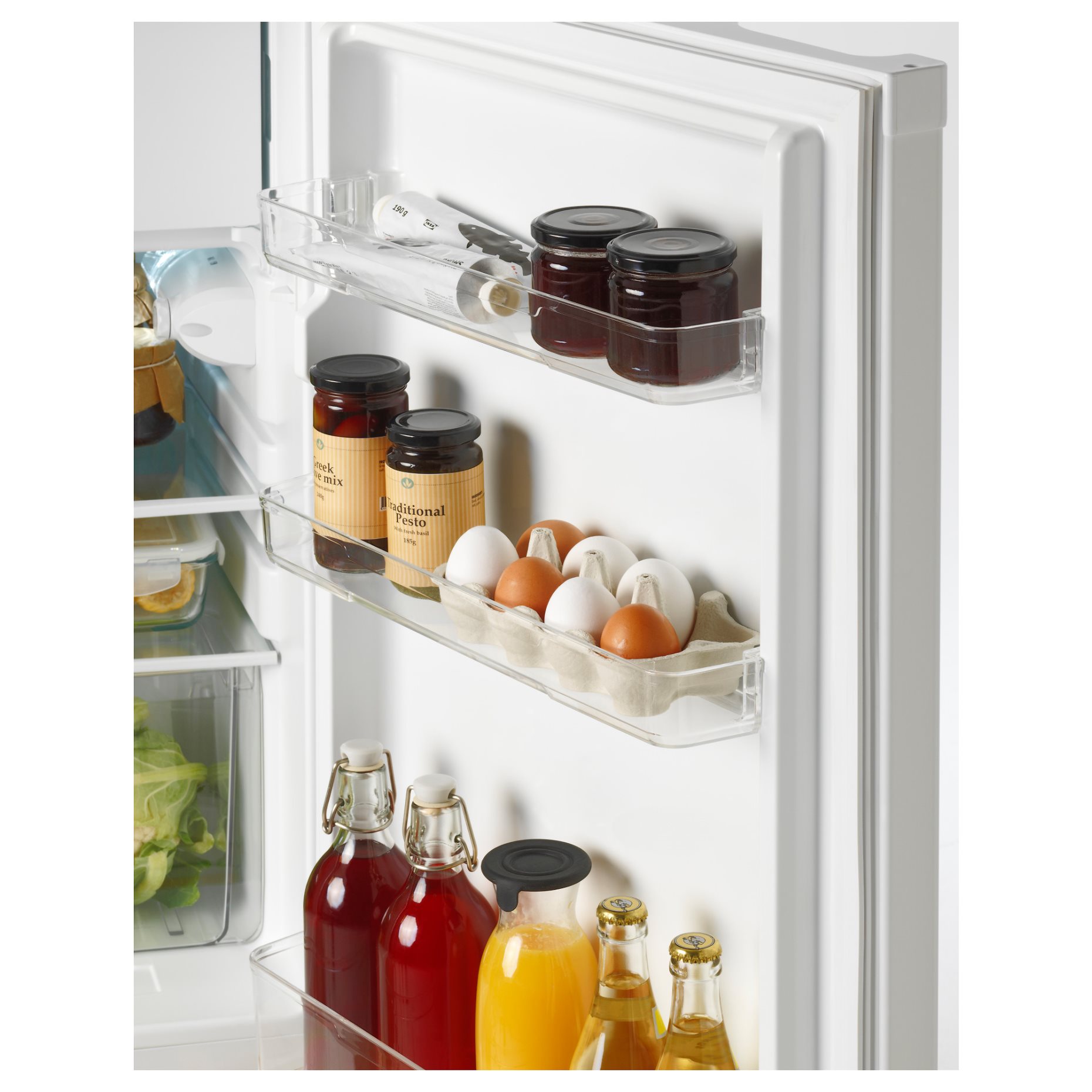 LAGAN, fridge with freezer compartment freestanding, 97x16 l, 004.969.39