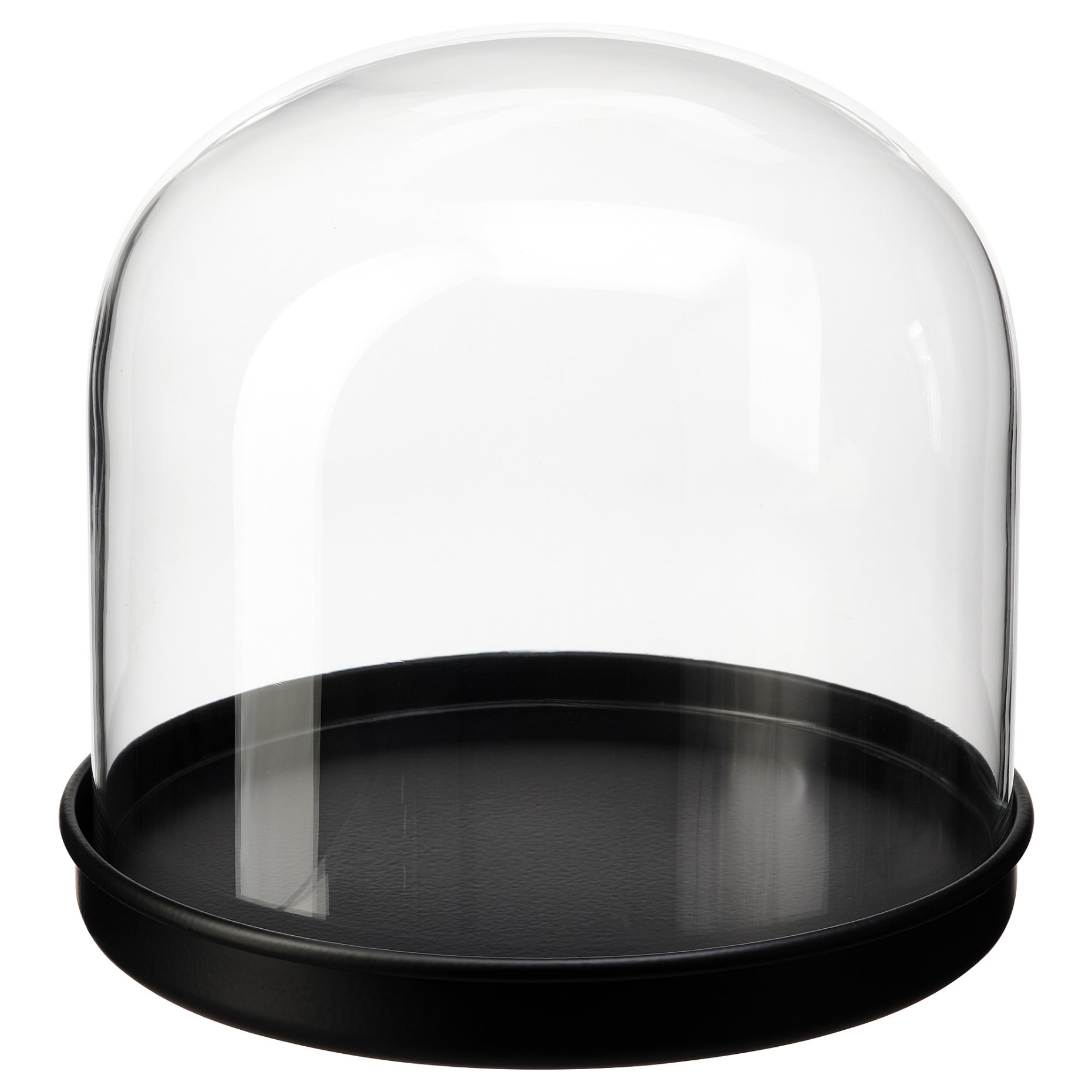 SKÖNJA, glass dome with base, 16 cm, 004.976.89